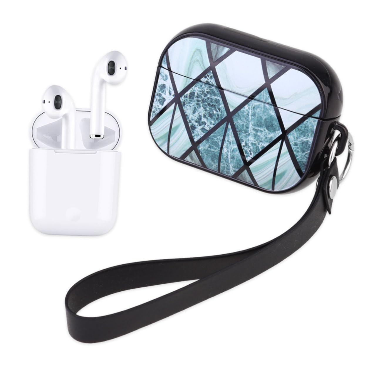 DOITOOL 2 Pack Premium Headphone Protective Case - Shockproof Earbud Storage Pouch with Electroplated Finish for AirPods, Wireless Earbuds & Headphones - Perfect for Travel, Gym & Daily Use