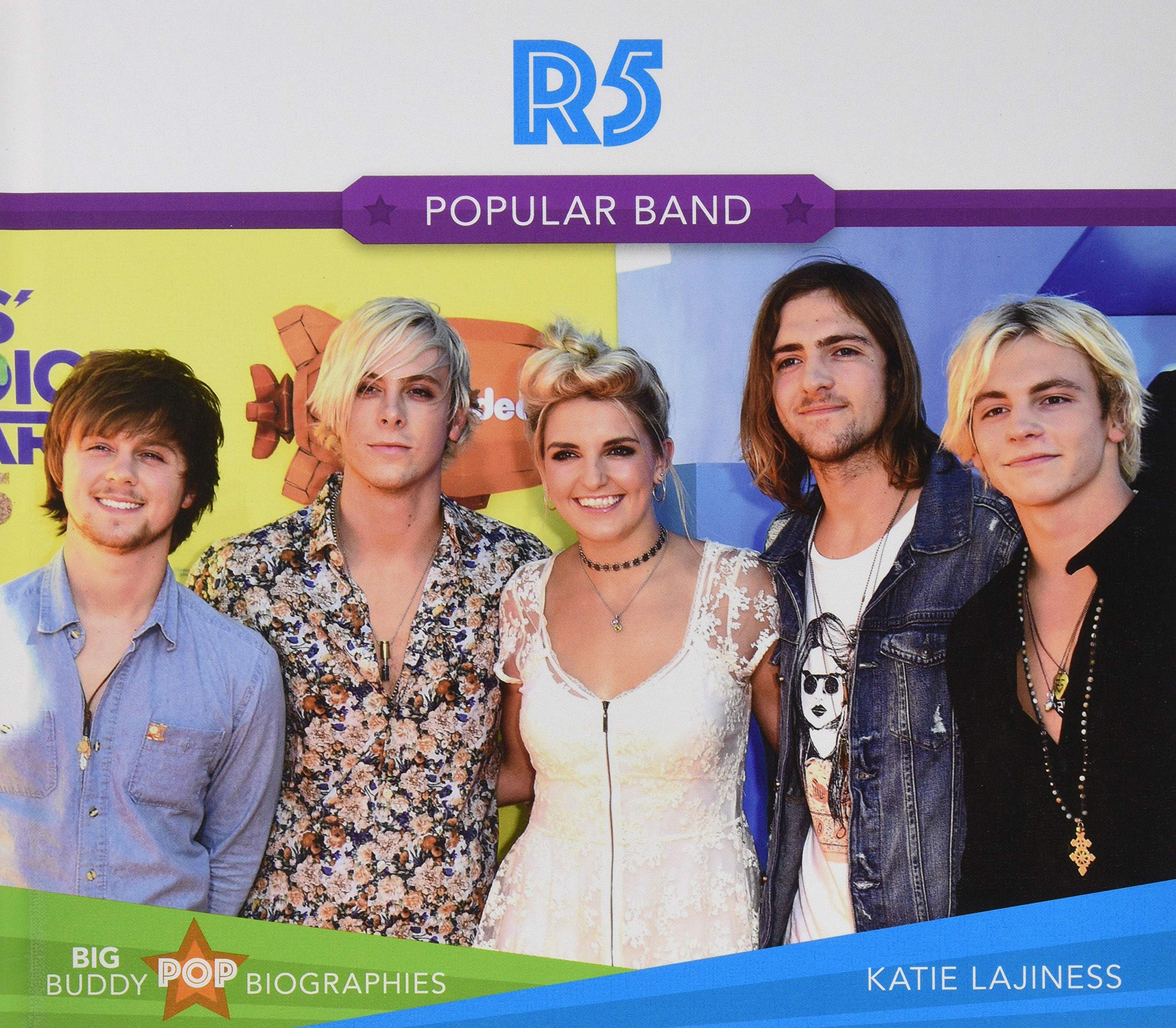 R5 Big Buddy Pop Biographies Set 1 - Celebrity Book Collection for Kids & Teens - Perfect for Classroom Libraries, Birthday Gifts, and Pop Culture Enthusiasts