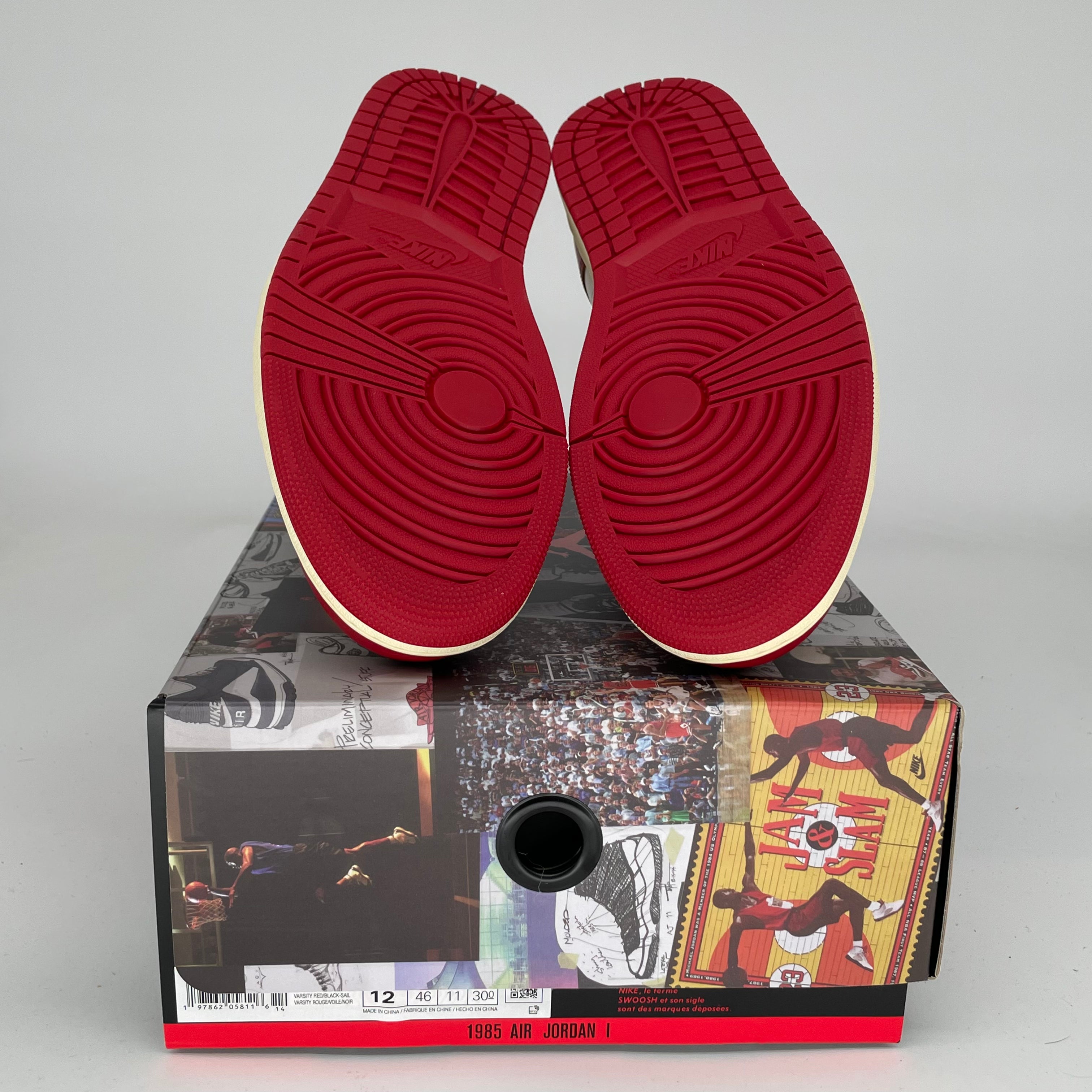Air Jordan 1 Union LA Chicago Shadow Men's Sneakers Size 12 - HV8563-600 | Retro Basketball Shoes for Streetwear & Casual Outfits