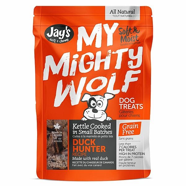 My Mighty Wolf Duck Hunter Recipe Dog Treats - High Protein Natural Training Snacks for Hunting Dogs - Perfect for Outdoor Adventures & Training Sessions
