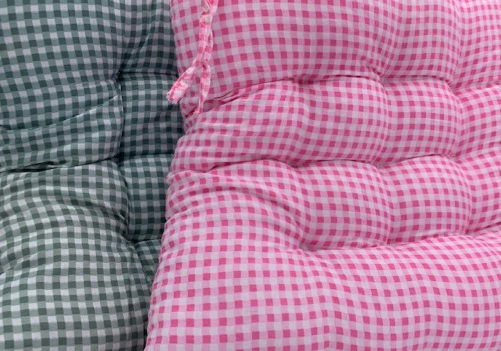 Premium Green Comfy Soft Chair Pads - Breathable Seat Cushions with Secure Ties - Perfect for Dining Chairs, Office Chairs, and Home Decor