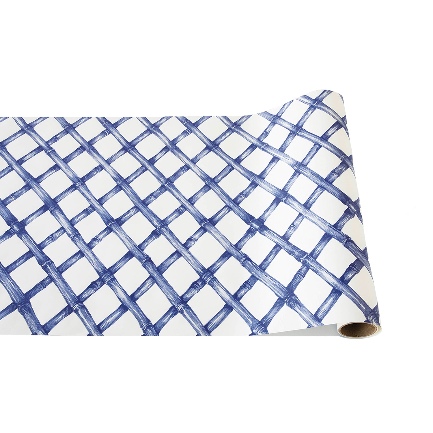 Blue Lattice Runner Rug - Non-Slip Washable Hallway Carpet for Home Decor, Living Room, Bedroom, Entryway - Stylish and Durable Floor Mat for Indoor Use