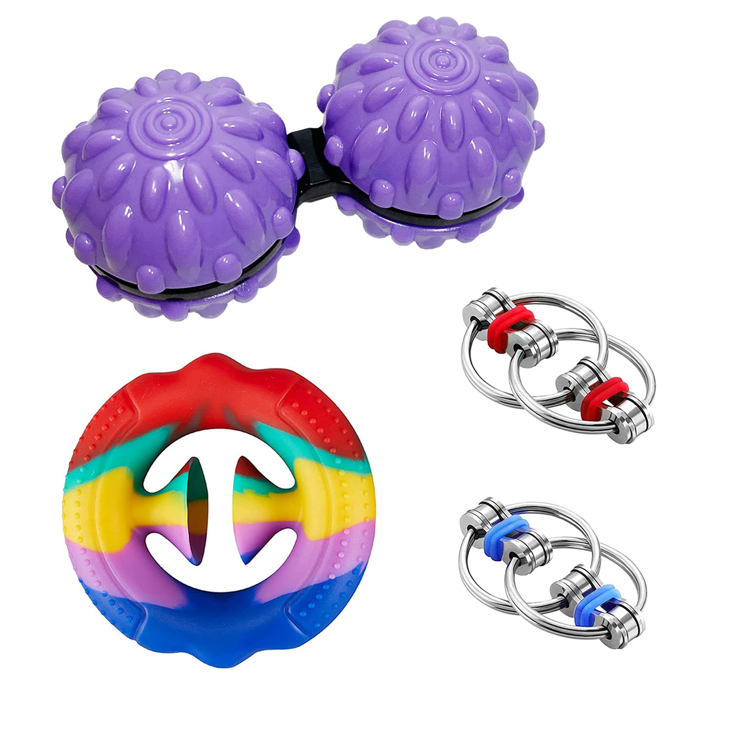 **Snapper Fidget Toy for Stress Relief - Sensory Fidget Packs for Kids & Adults with ADD, OCD, Autism - Anti-Anxiety Sensory Toys for Focus & Relaxation at Home, School, or Work**