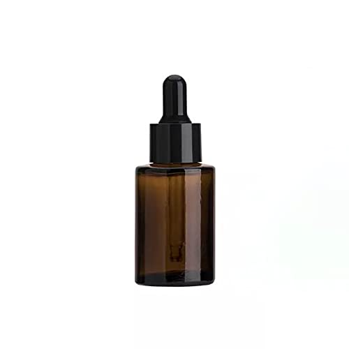6 Pack 30ml Amber Glass Dropper Bottles for Essential Oils, DIY Skincare & Cosmetics | Leakproof Travel Containers for Aromatherapy, Homemade Serums & Liquid Storage | Perfect for Home, Office & On-the-Go Use