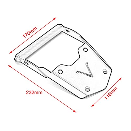 JGFSHREP Carbon Fiber Motorcycle GPS & Phone Navigation Bracket - Compatible with Kawasaki VERSYS X300/X-300 | Durable Mount for Adventure Riding & Off-Road Use