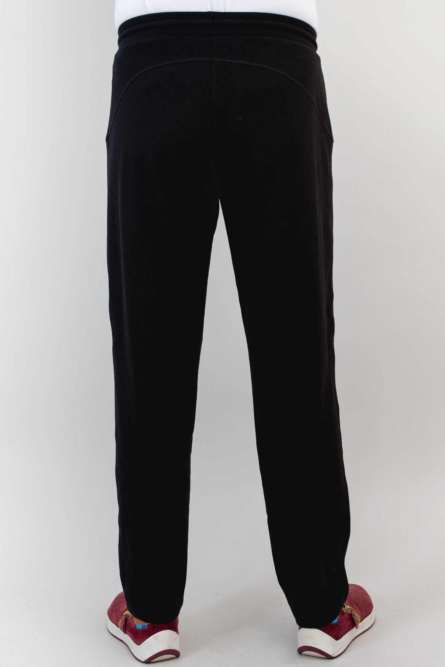 Chris Men's Black Cotton Dress Pants - Comfortable & Stylish for Office, Business & Formal Occasions
