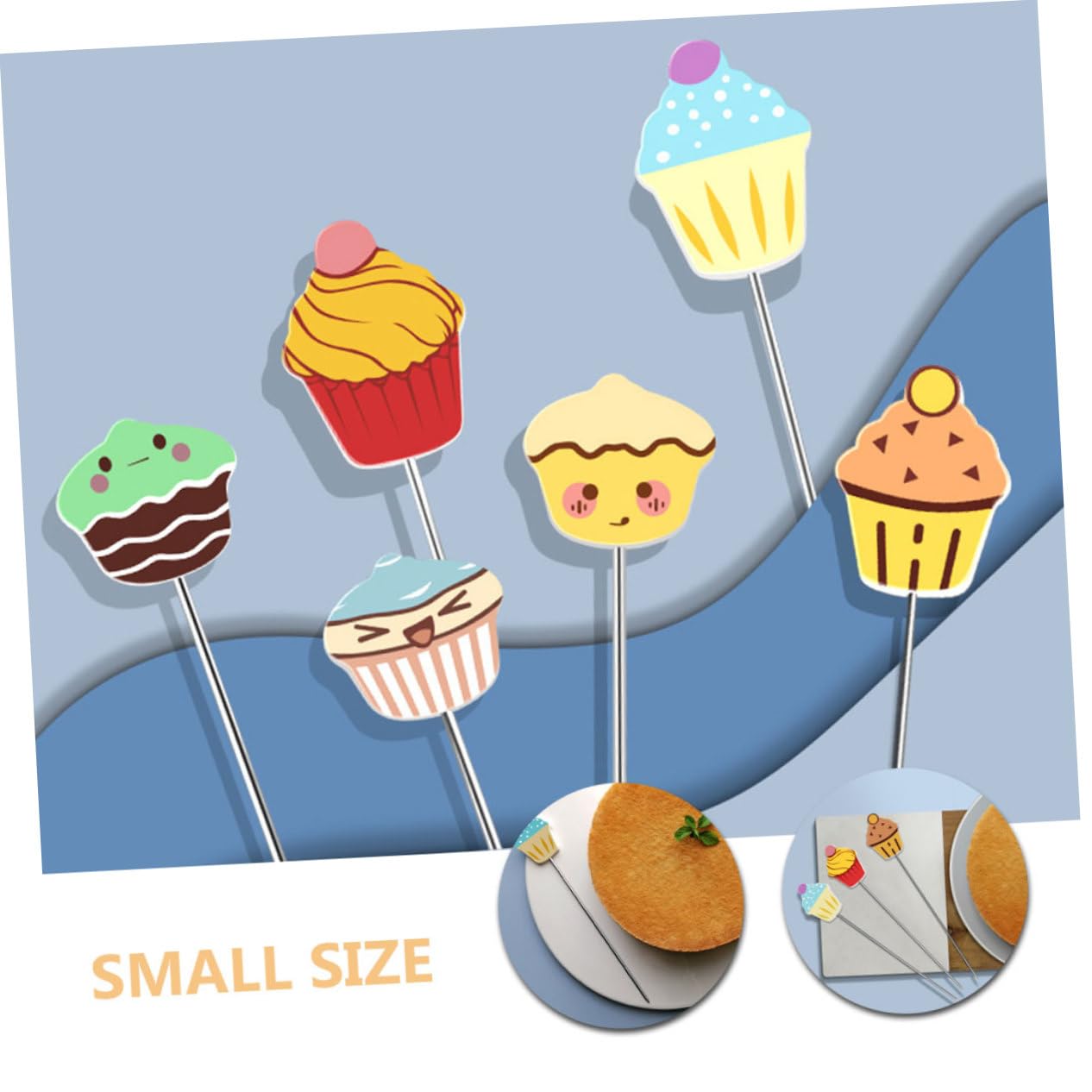 6-Piece Cake Test Pin Set - Metal Cake Tester Probe for Baking, Bread & Donuts - Essential Kitchen Baking Tools for Perfect Doneness (Ideal for Home Bakers & Professional Chefs)