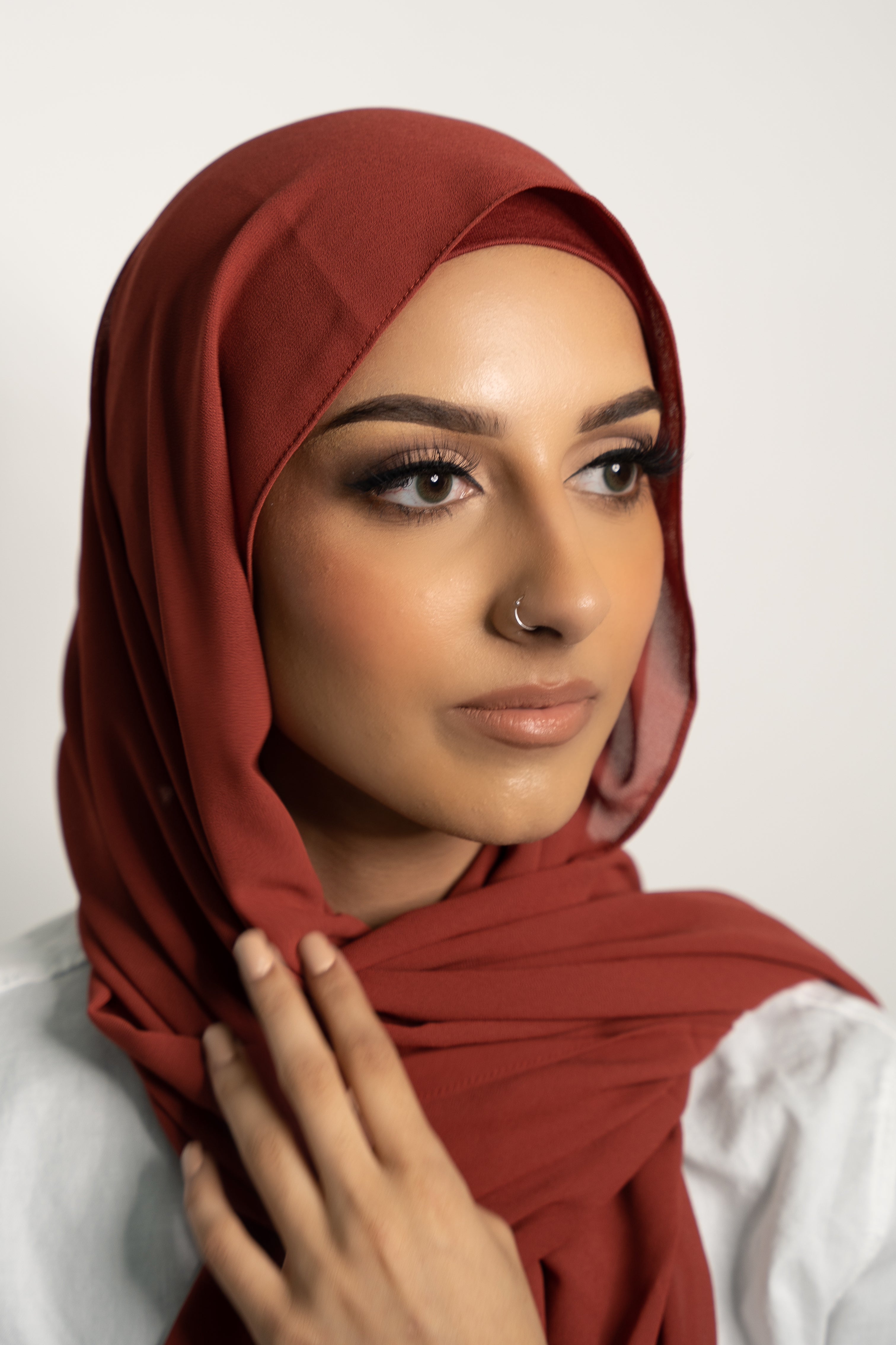 Elegant Chiffon Hijab Set SAHAR - Soft & Lightweight Scarf for Women - Perfect for Daily Wear, Prayer, and Special Occasions