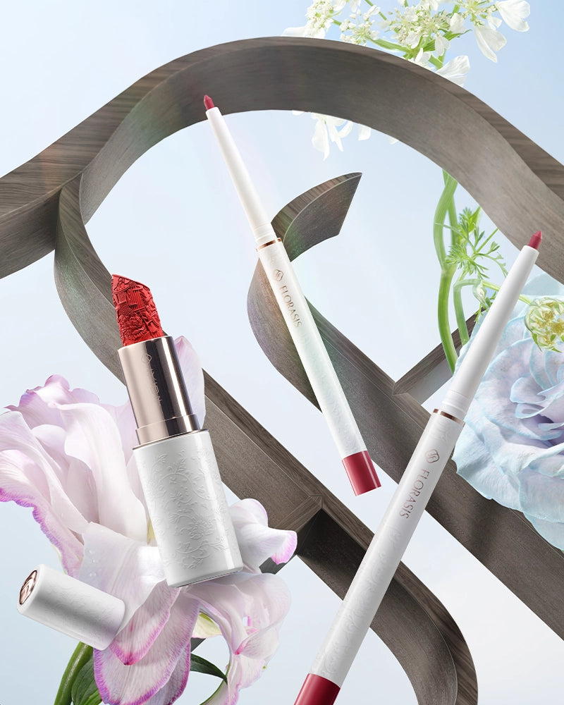 Lips Blooming Set - Natural Lip Care Kit for Soft, Plump Lips | Hydrating Lip Balm & Exfoliator | Perfect for Daily Use & Makeup Prep