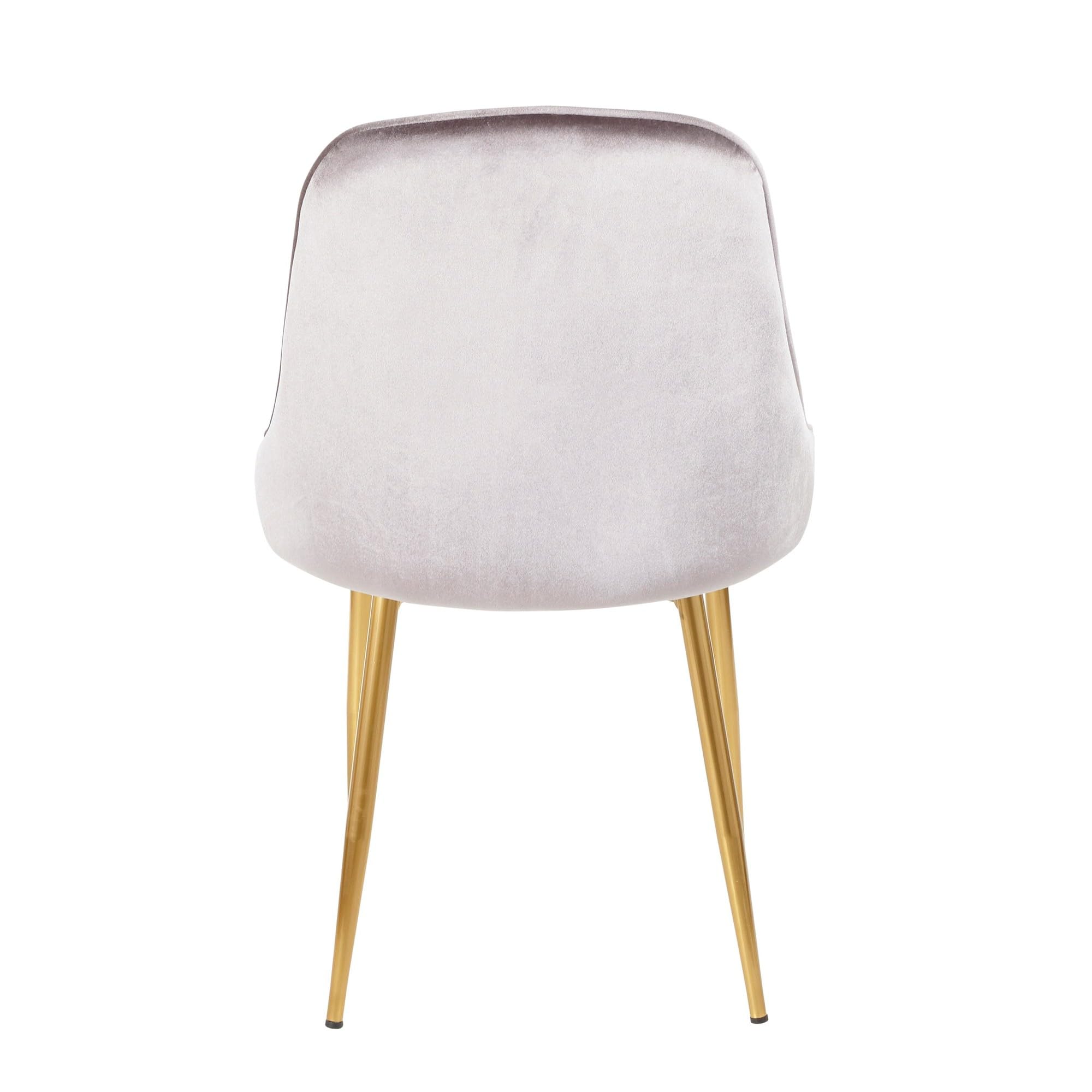 LumiSource Marcel Upholstered Dining Chairs Set of 2 - Modern Kitchen Chairs for Dining Table, Comfortable Contemporary Seating for Home, Restaurant & Office Use