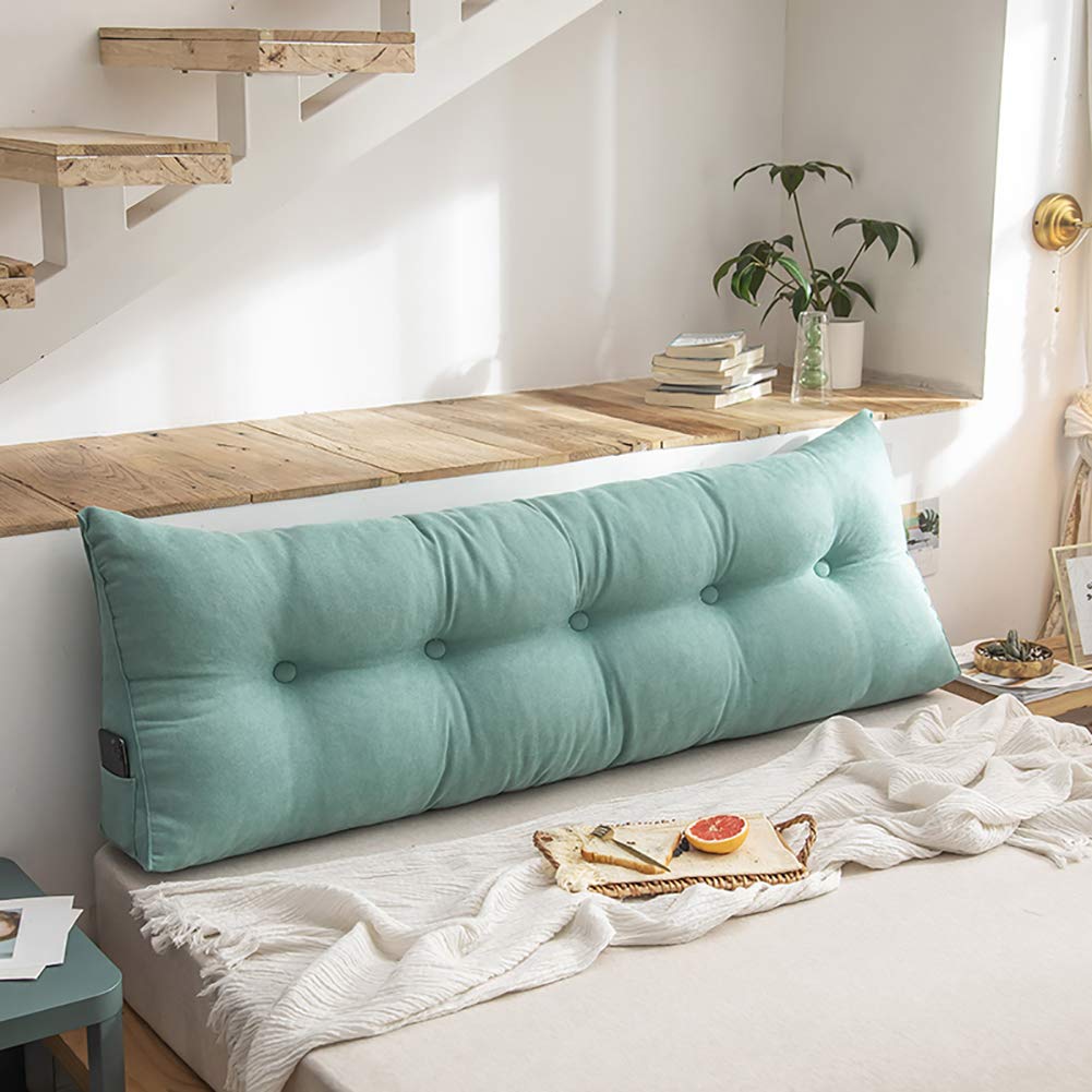 Ergonomic Bed Backrest Pillow - Triangle Wedge Cushion with Upholstered Headboard Support for Sitting Up in Bed | Perfect for Reading, Relaxing & Watching TV | Multi-Functional Use on Chairs, Sofas & Beds