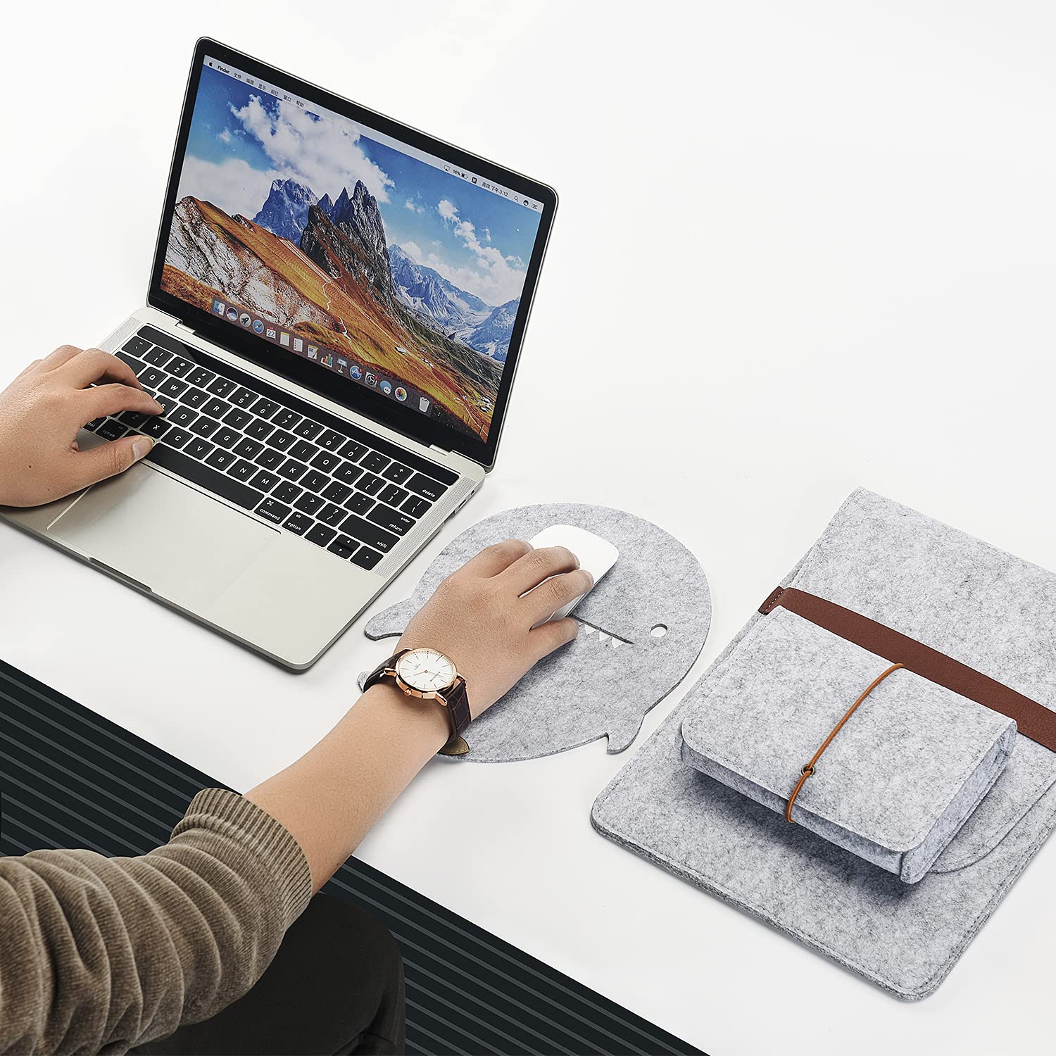 13-13.3 Inch Vertical Laptop Sleeve Case for MacBook Air 13-inch, MacBook Pro 13
