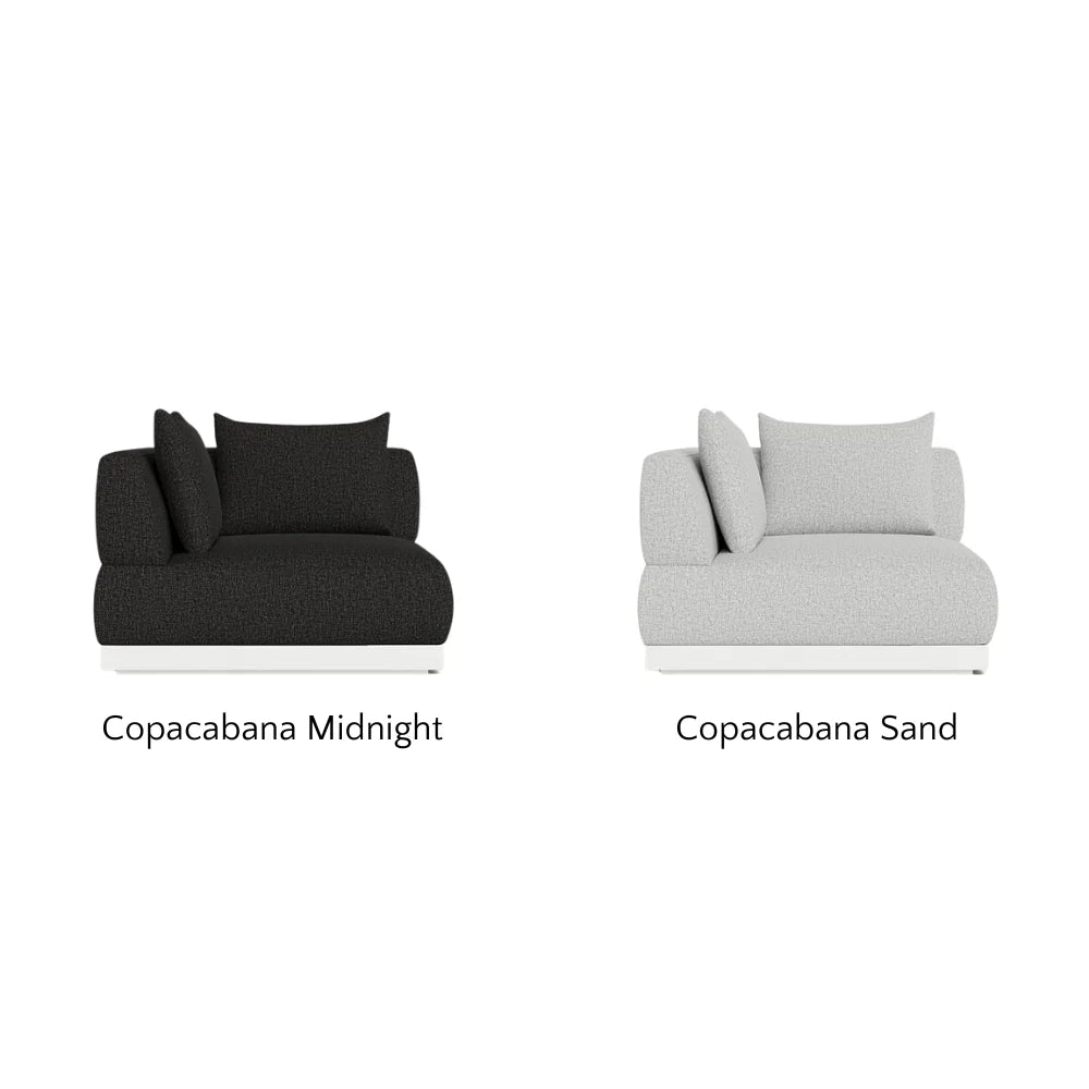 Amalfi Outdoor Corner Sectional Sofa Set - Waterproof Wicker Patio Furniture with Cushions - Perfect for Backyard, Poolside & Garden Relaxation