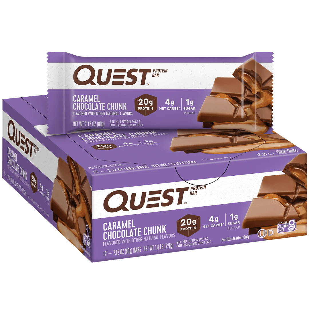 Quest Protein Bars 12 Pack - High Protein Snack Bars for Weight Loss & Muscle Building - Perfect for Gym, Workout & On-the-Go Energy Boost