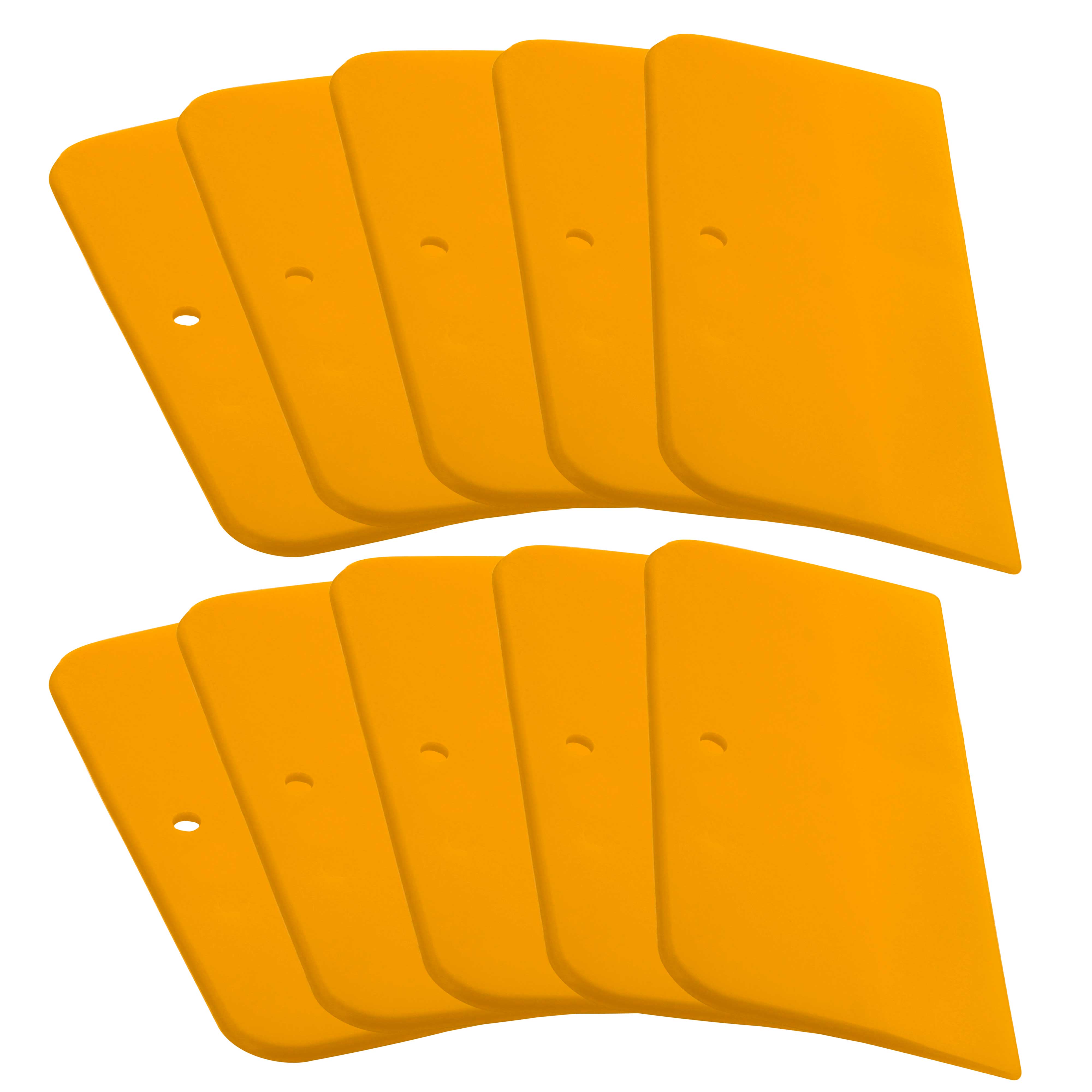 6 Inch Plastic Body Filler Spreader Tools (10 Pack) - Professional Automotive Putty, Epoxy Resin & Caulk Applicators - Durable Plastic Spreader for Body Fillers, Glazes & Glues - Perfect for Auto Repair, DIY Projects & Home Renovations