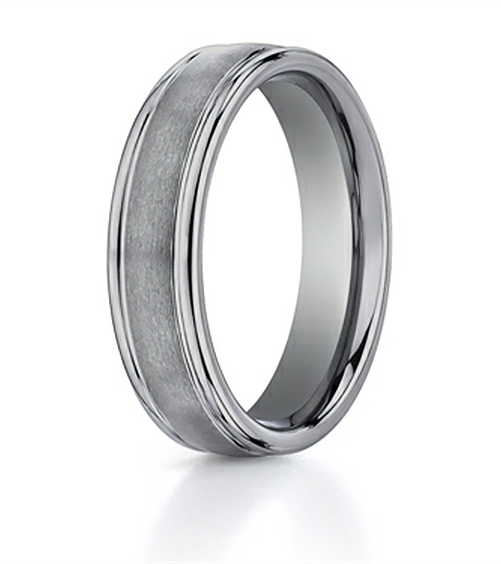 FJC Finejewelers 6mm Comfort Fit Tungsten Carbide Wedding Band for Men - Durable Polished Finish Ring for Anniversary, Engagement & Everyday Wear