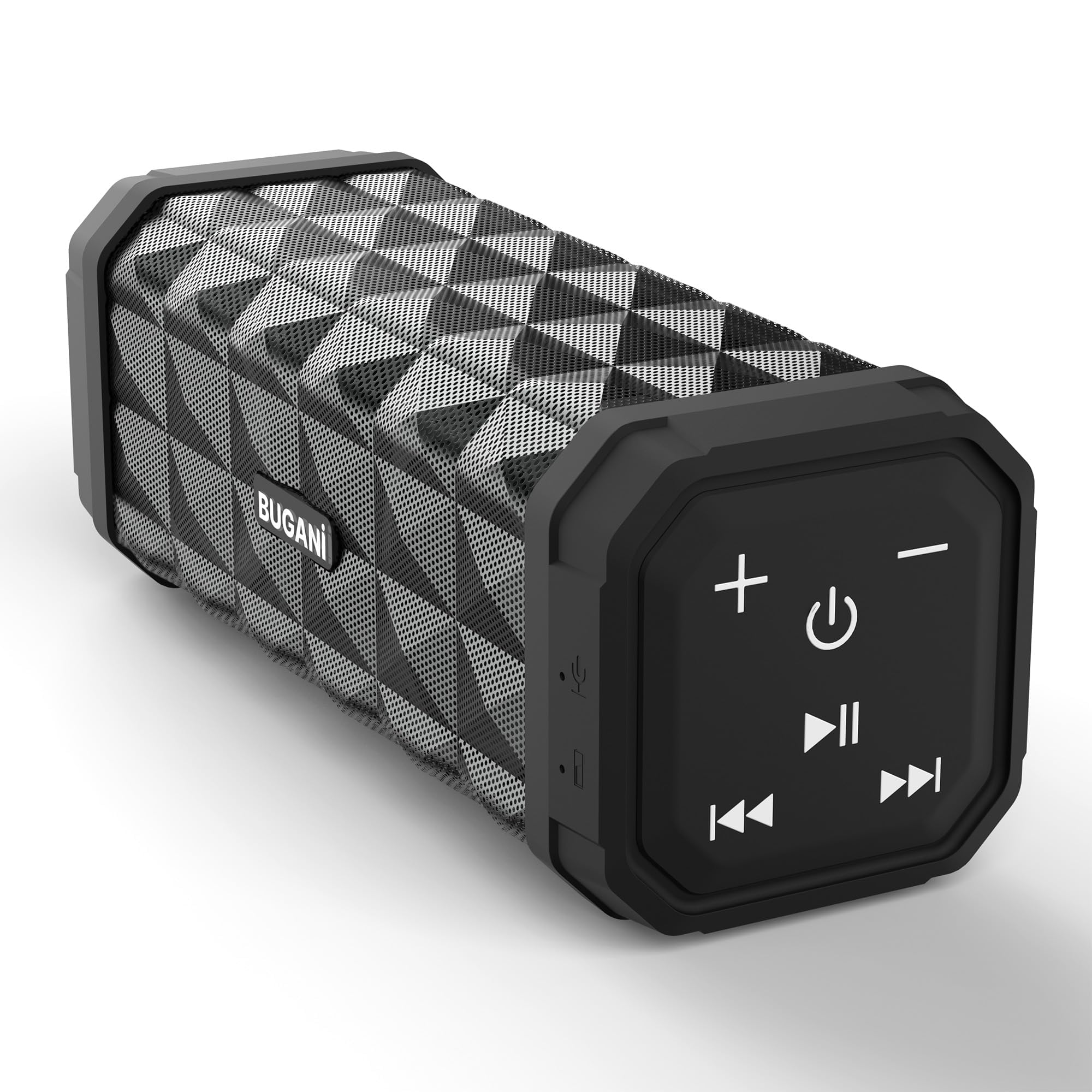 BUGANI M99 Bluetooth Speaker - Wireless Portable Speaker with 24H Playtime, 100ft Range, IPX5 Waterproof, Built-in Mic - High Volume Stereo Sound for Home, Outdoor, Travel, Parties & Beach Activities