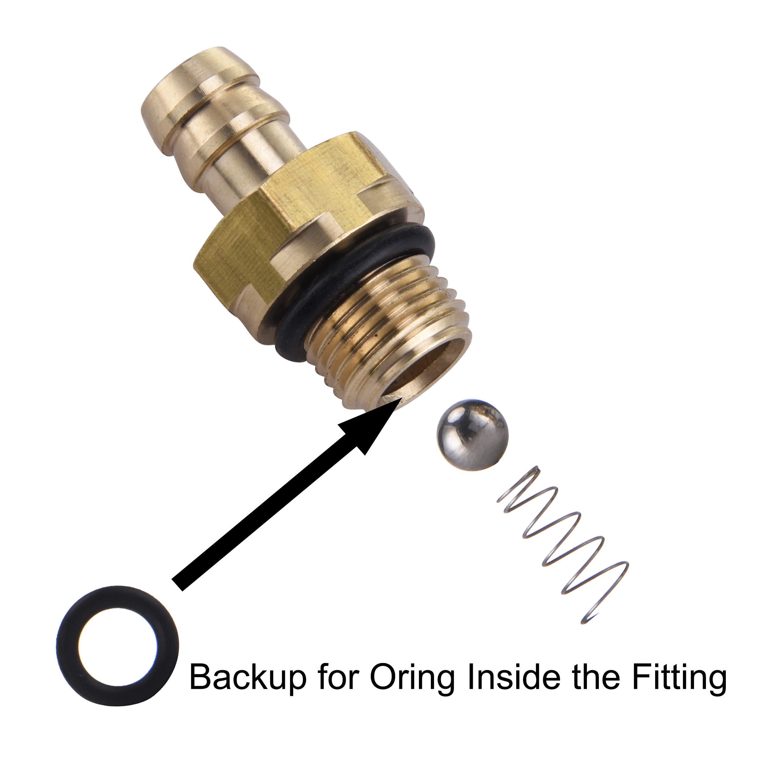 Pressure Washer Chemical Injector Set - Compatible with 190593GS, 190635GS, 203640GS - Replacement Tool for Daily Cleaning & Maintenance