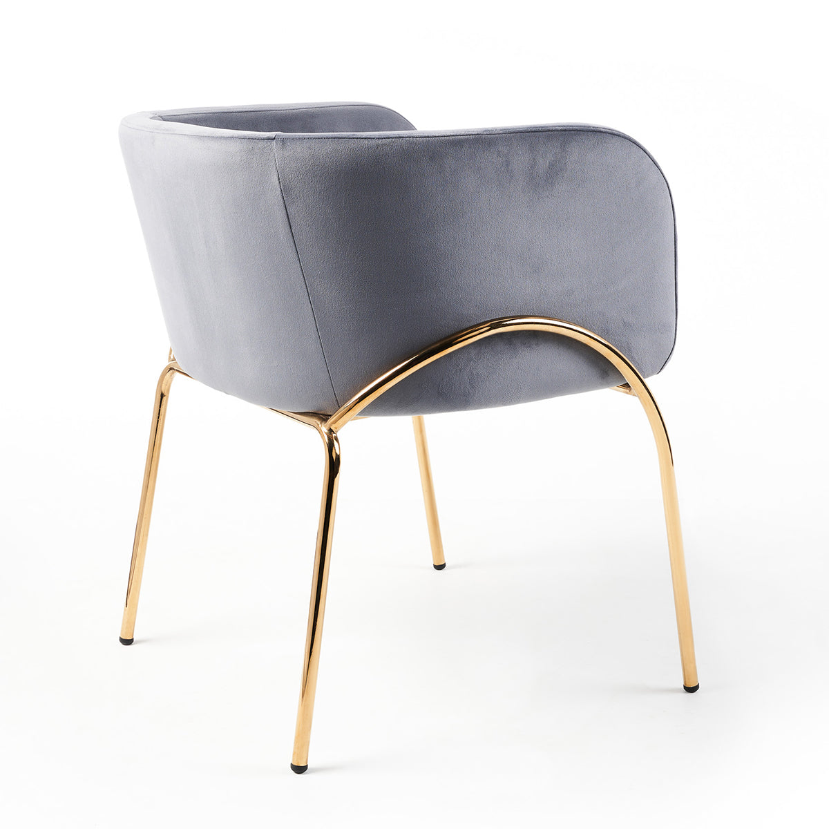 M Co Living Genevieve Chair - Modern Accent Chair for Living Room, Bedroom & Office - Stylish Upholstered Armchair with Wooden Legs - Perfect for Reading, Relaxing & Home Decor