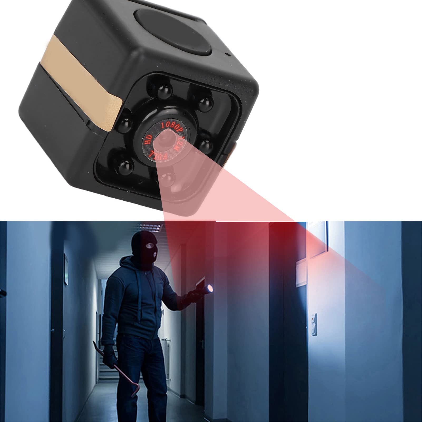 Ciciglow Mini Spy Camera - 1080P HD Wireless Portable Hidden Camera with Night Vision & Motion Detection | WiFi Home Security Camera for Indoor Monitoring, Baby Monitor, Nanny Cam, Office Surveillance