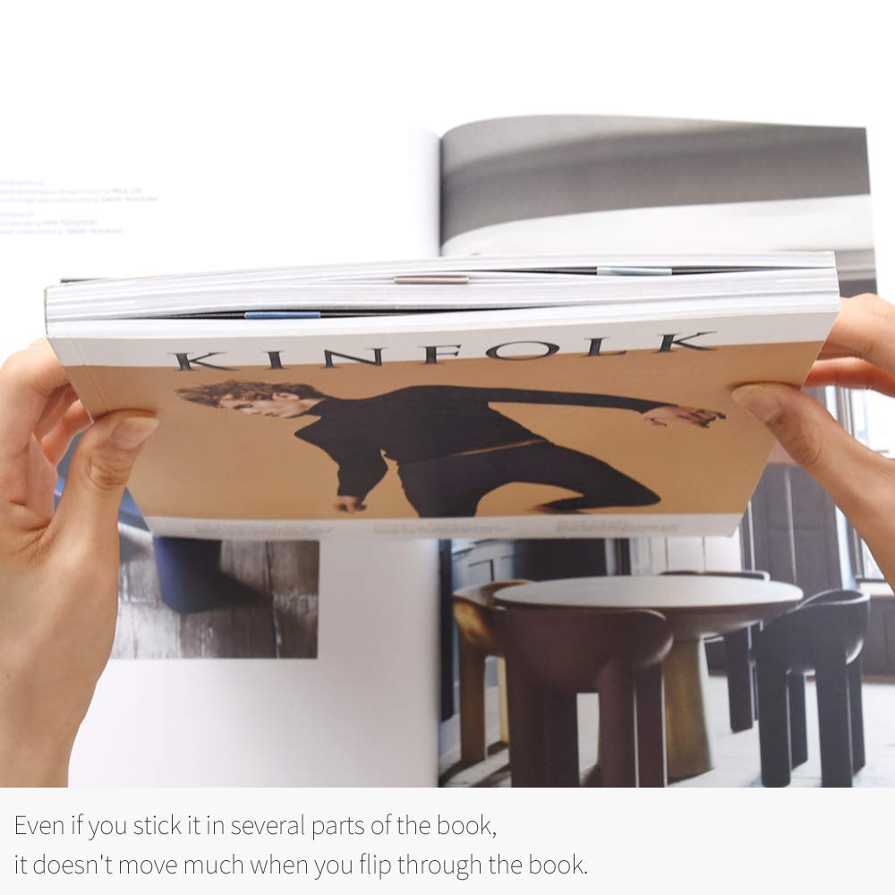 Monolike Magnetic Bookmarks London - Set of 5 Elegant Magnetic Page Markers for Books, Notebooks & Planners | Perfect Gift for Book Lovers & Office Use