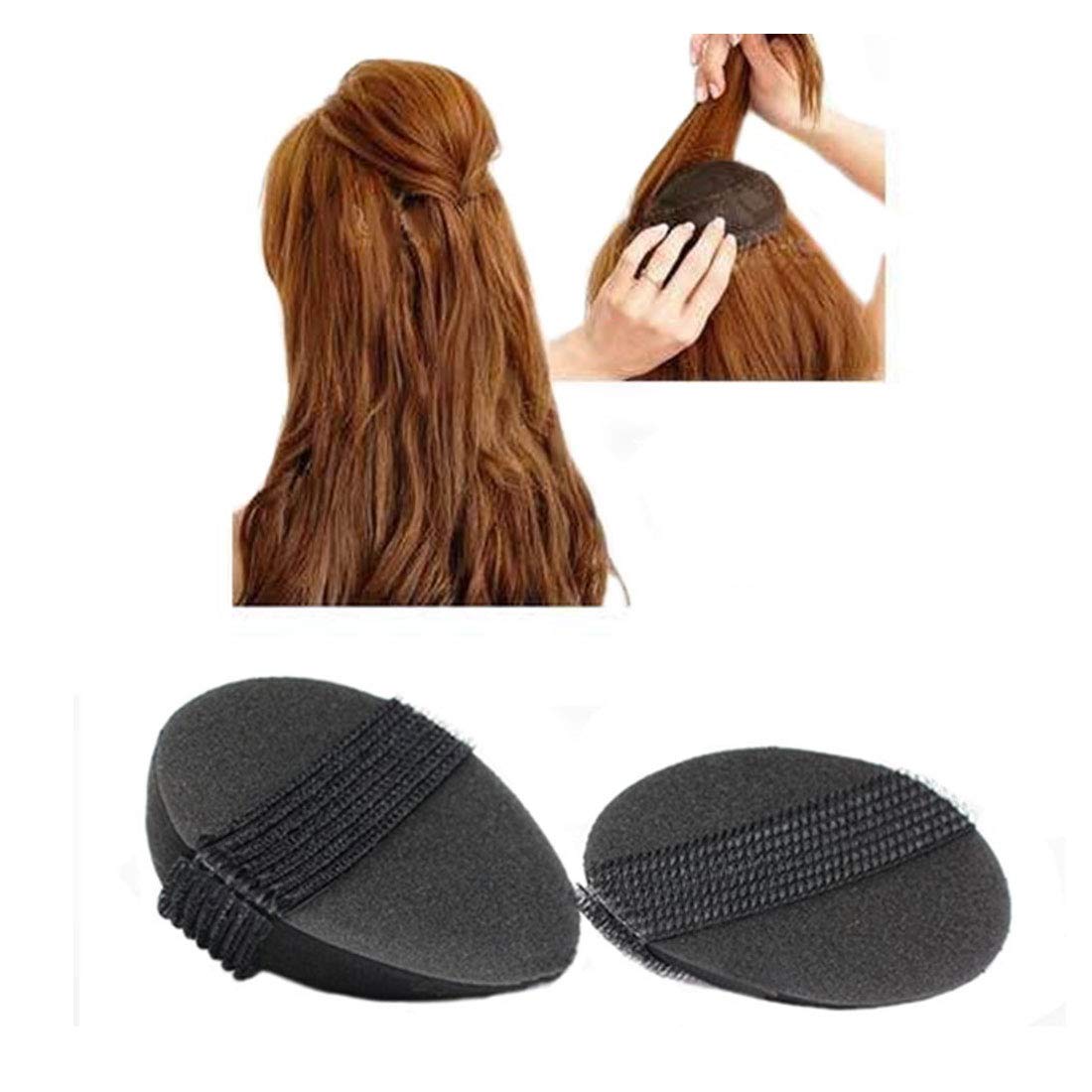 GadinFashion™ 10-Pack Hair Puff Maker & Juda Maker Set - Stylish Hair Accessories for Women & Girls (Black) | Perfect for Parties, Weddings & Everyday Hairstyling