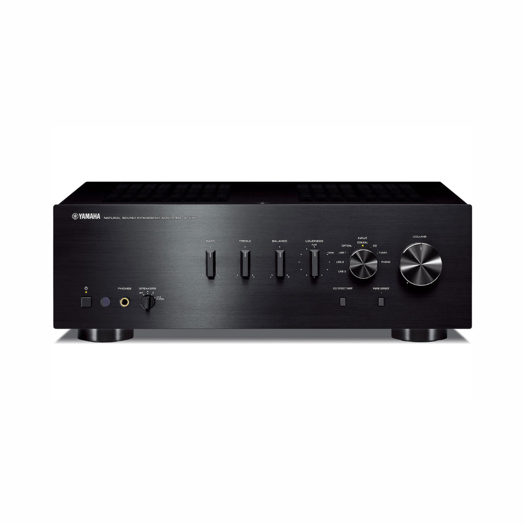 Yamaha A-S701 Integrated Stereo Amplifier - High-Fidelity Audio for Home Theater & Music Listening