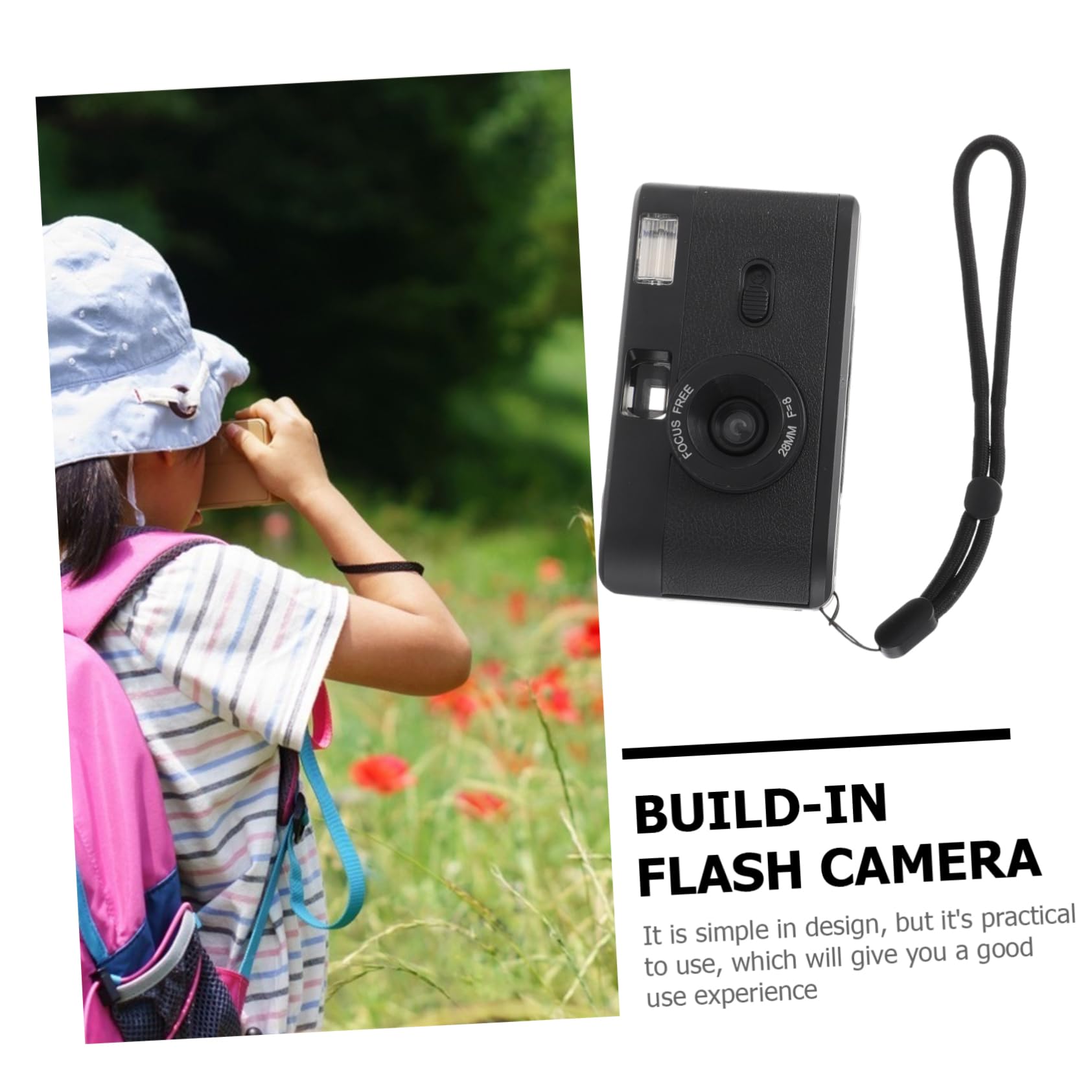OSALADI 3 Pack Retro Film Camera with Built-in Flash - Vintage PVC Travel Camera for Photography Enthusiasts | Perfect for Travel, Parties & Vintage Photography