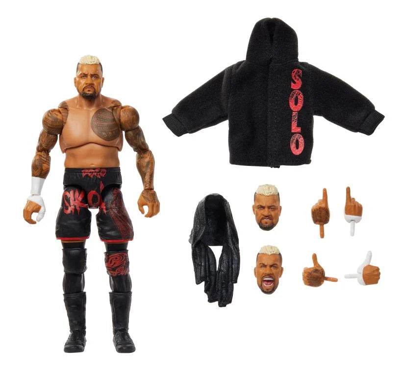 WWE Ultimate Edition 24 Solo Sikoa Action Figure - Collectible Wrestling Toy for WWE Fans, Perfect for Display, Play & Gifting