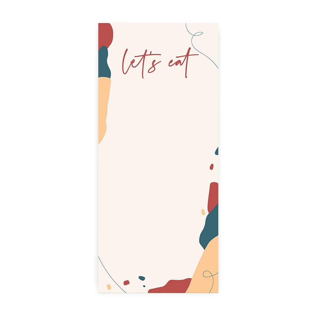 Andaz Press Abstract Terracotta Printable Wedding Menu Cards - 56 Pack (4x9 Inches) - Premium DIY Cardstock for Place Settings, Programs, Rehearsals & Reception - Perfect for Rustic, Boho & Fall Wedding Decor