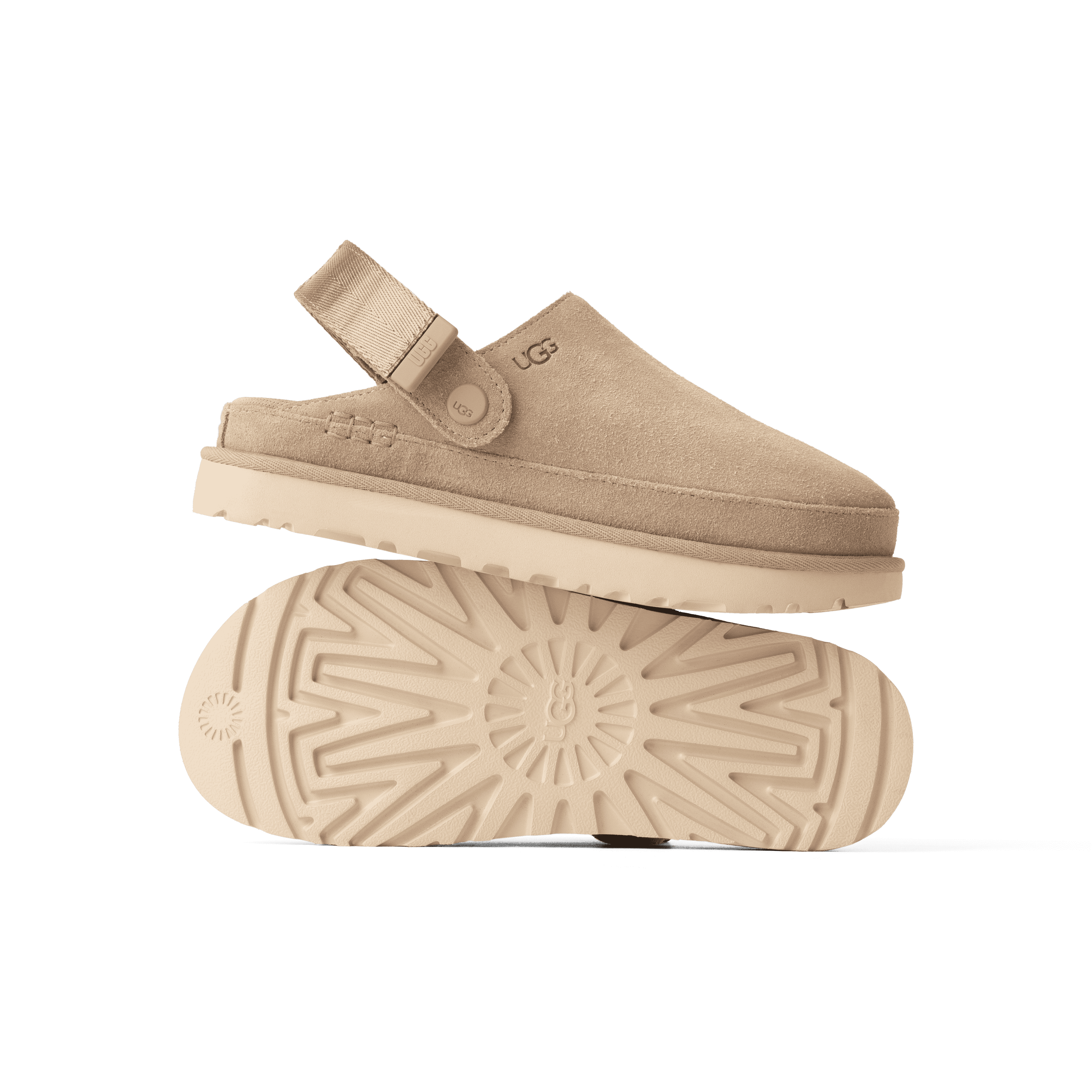 UGG Women's Goldenstar Clog Slippers - Cozy Indoor/Outdoor House Shoes with Soft Wool Lining for Comfort & Warmth - Perfect for Home, Lounge, and Casual Wear