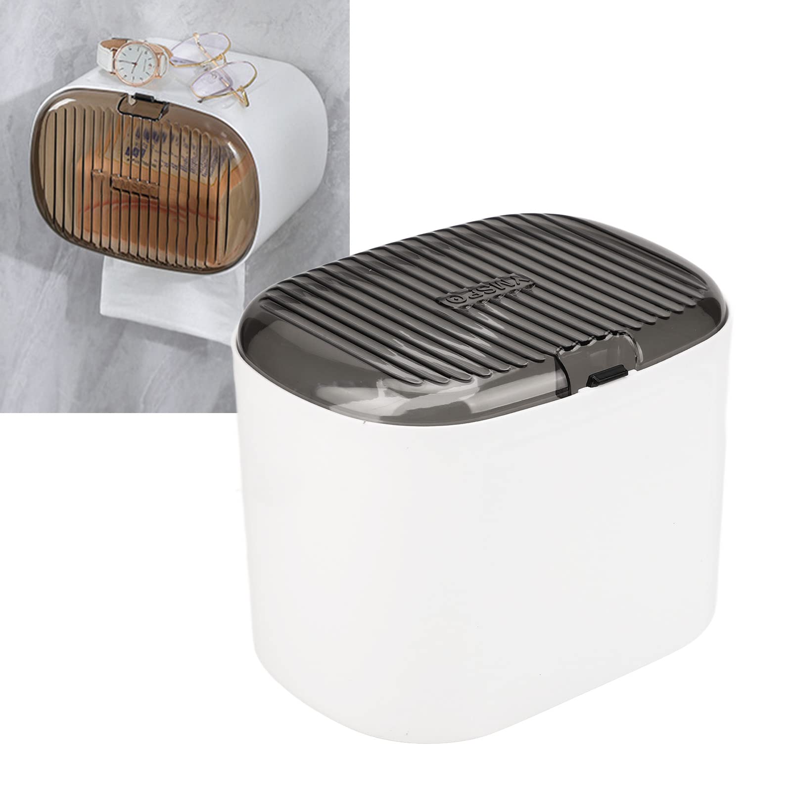 Commercial Wall Mount Paper Towel Dispenser - 360° Waterproof, No Drilling Required, White - Perfect for Kitchen, Bathroom & Toilet Use