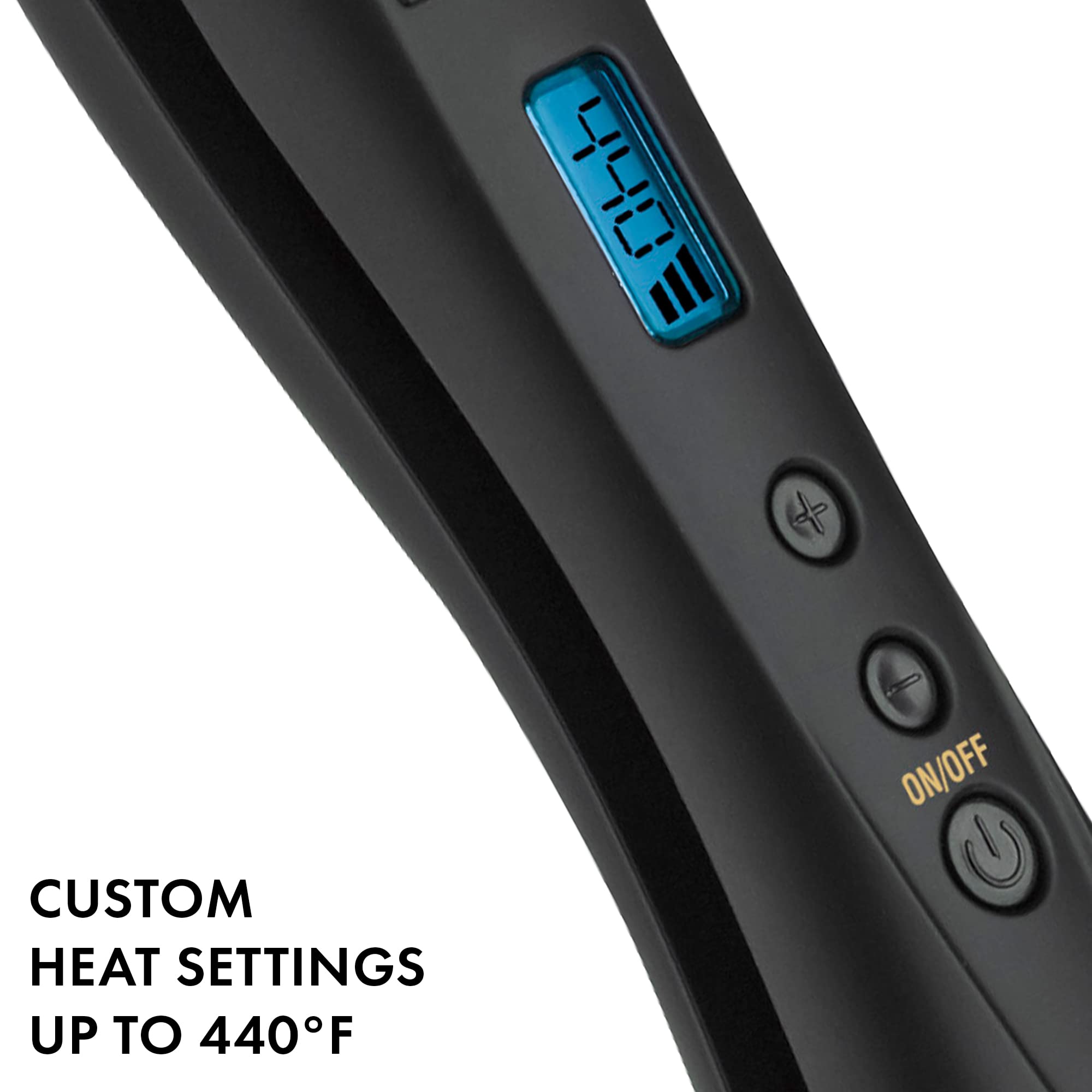 Best HOT TOOLS Signature Series Digital Flat Iron 1 Inch - Professional Hair Straightener for Smooth, Shiny & Frizz-Free Hair - Perfect for Home & Salon Use