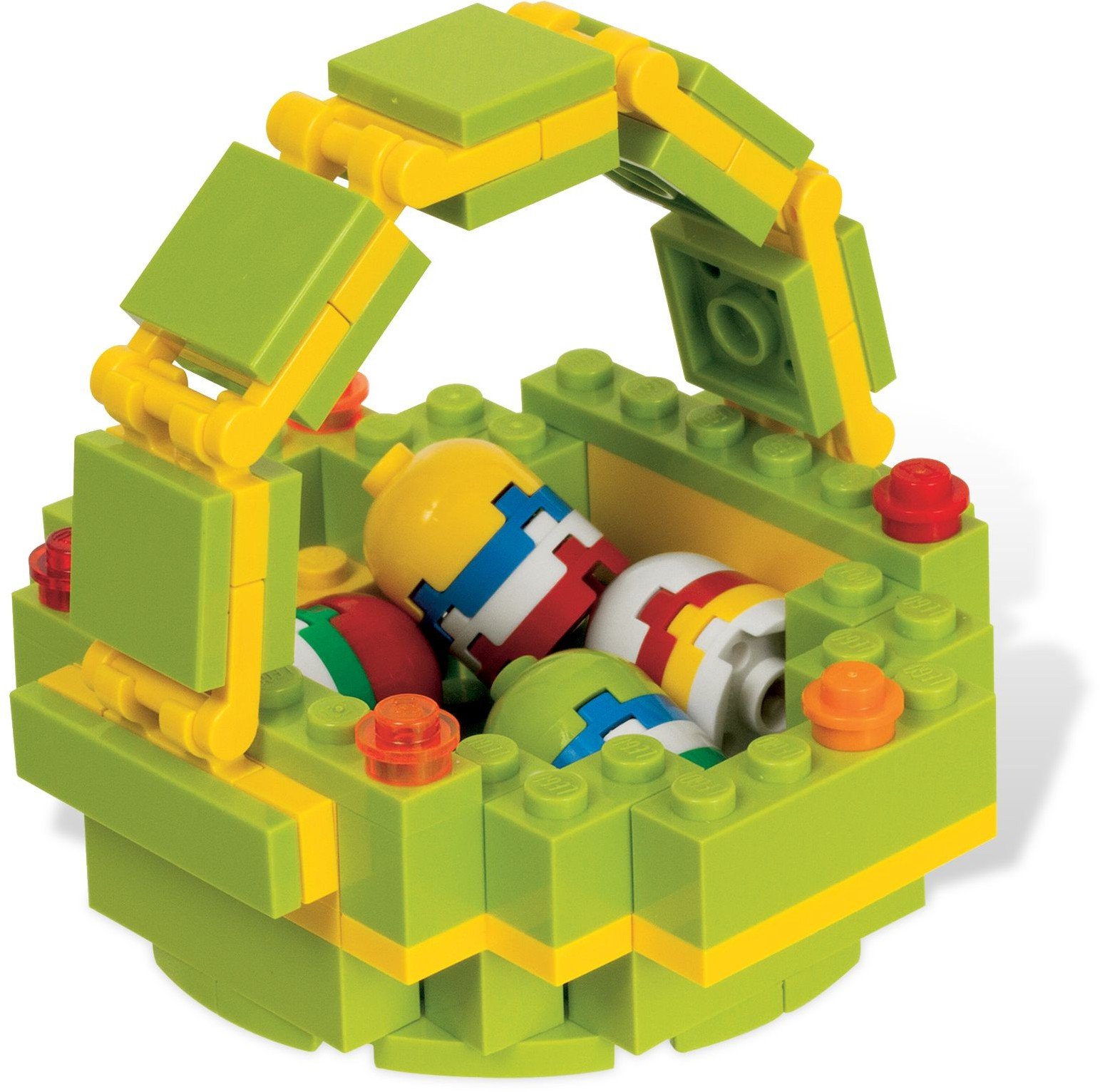 LEGO Easter Basket with Eggs 40017 - Fun Easter Gift for Kids, Creative Building Toy for Holiday Decorations & Spring Celebrations