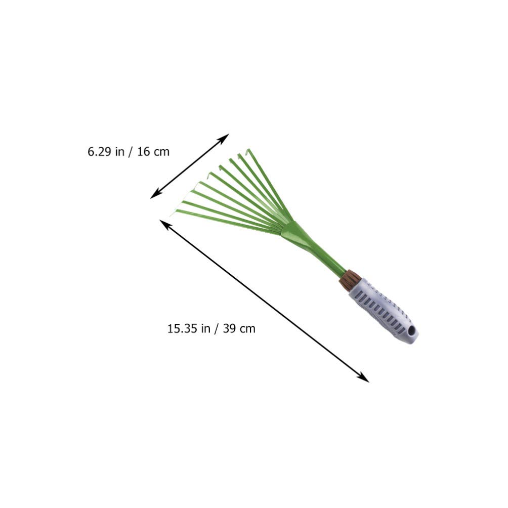 2-Pack Heavy Duty Garden Rake & Cultivator - Stainless Steel Soil Rake for Weeding, Loosening Soil, Gardening & Landscaping - Perfect for Flower Beds, Lawns & Vegetable Gardens