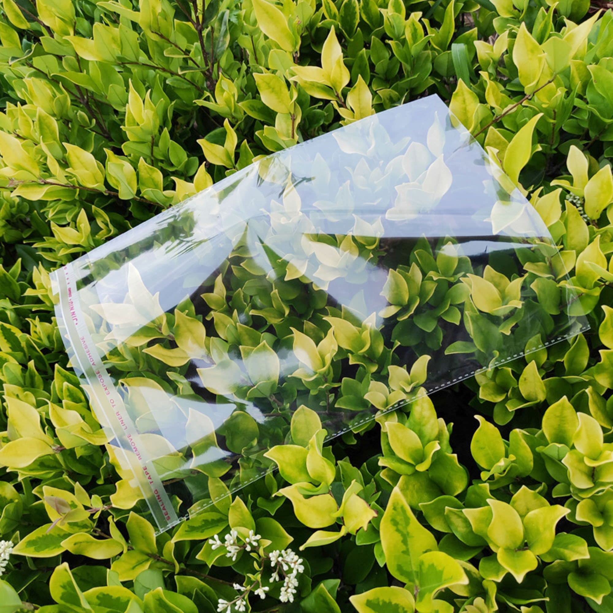 200pcs Clear Self Stick Cello Bags 9×12