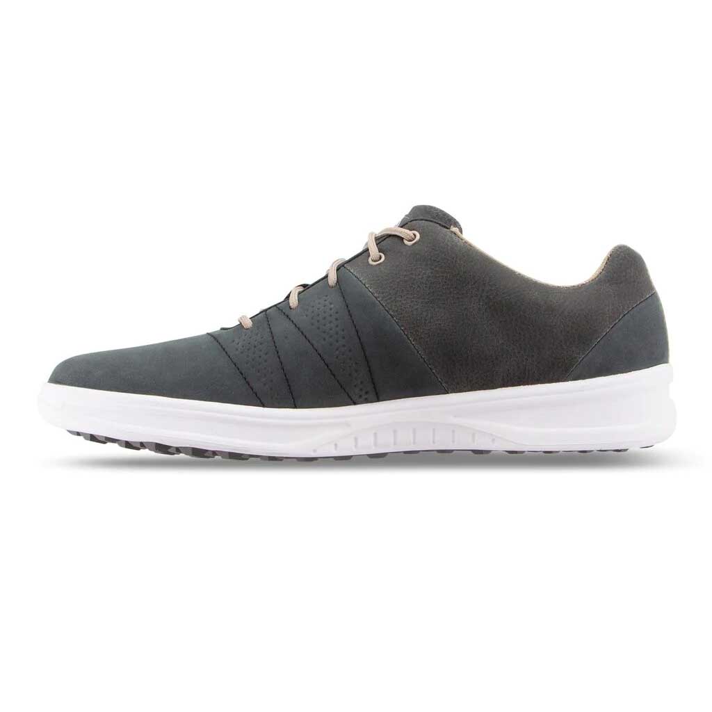 FootJoy Contour Casual Grey Men's Golf Shoes - Comfortable & Stylish Spiked Golf Footwear for Walking the Course | Perfect for Golfers, Casual Play & Outdoor Sports