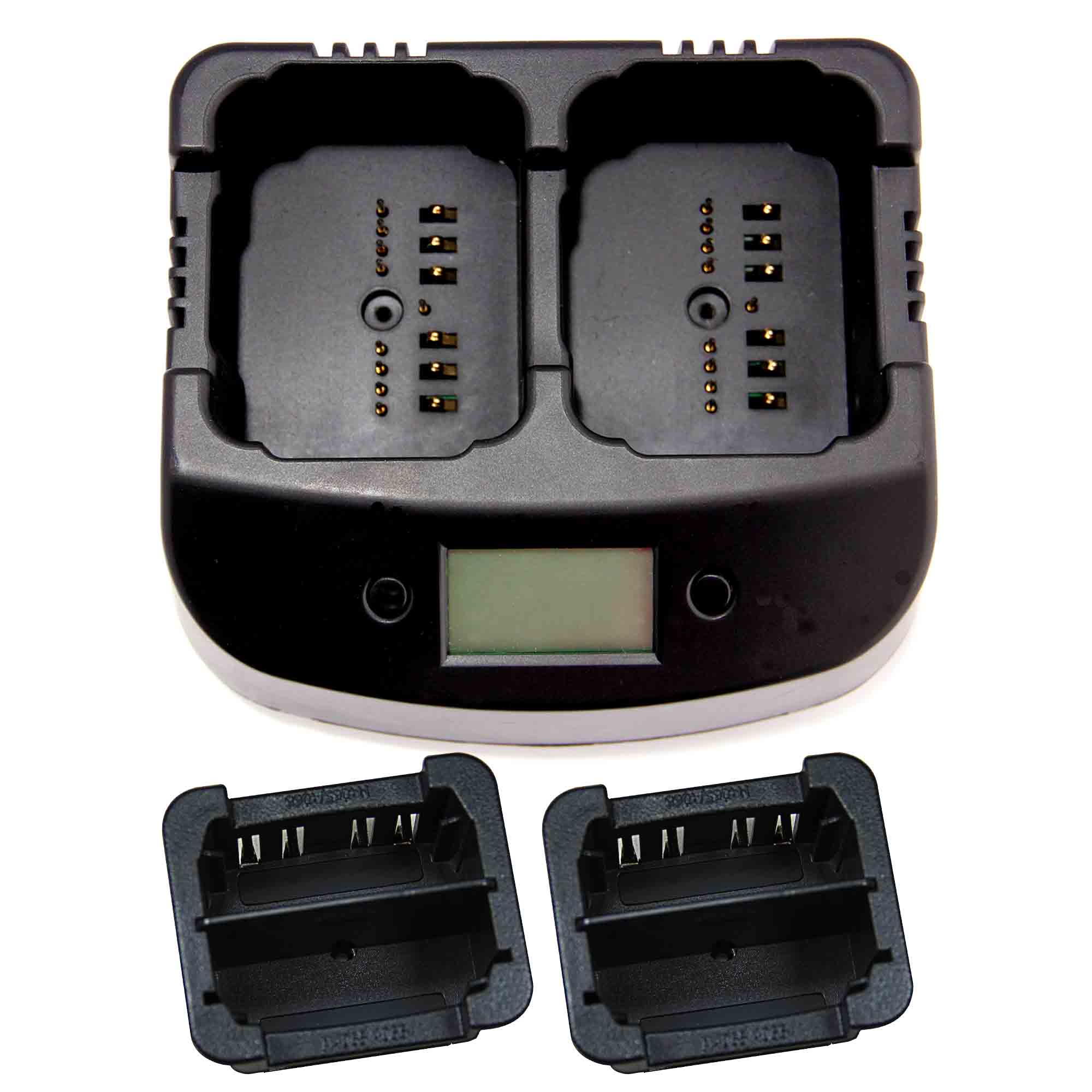 Dual Battery Charger for MOTOROLA Two Way Radios - Fast Charging Station for CP200, XPR Series - Perfect for Business, Security & Outdoor Communication