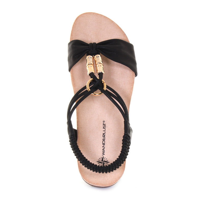 Women's June Sling Sandals - Comfortable Summer Slide Shoes with Adjustable Straps | Perfect for Beach, Pool, Vacation & Casual Outings