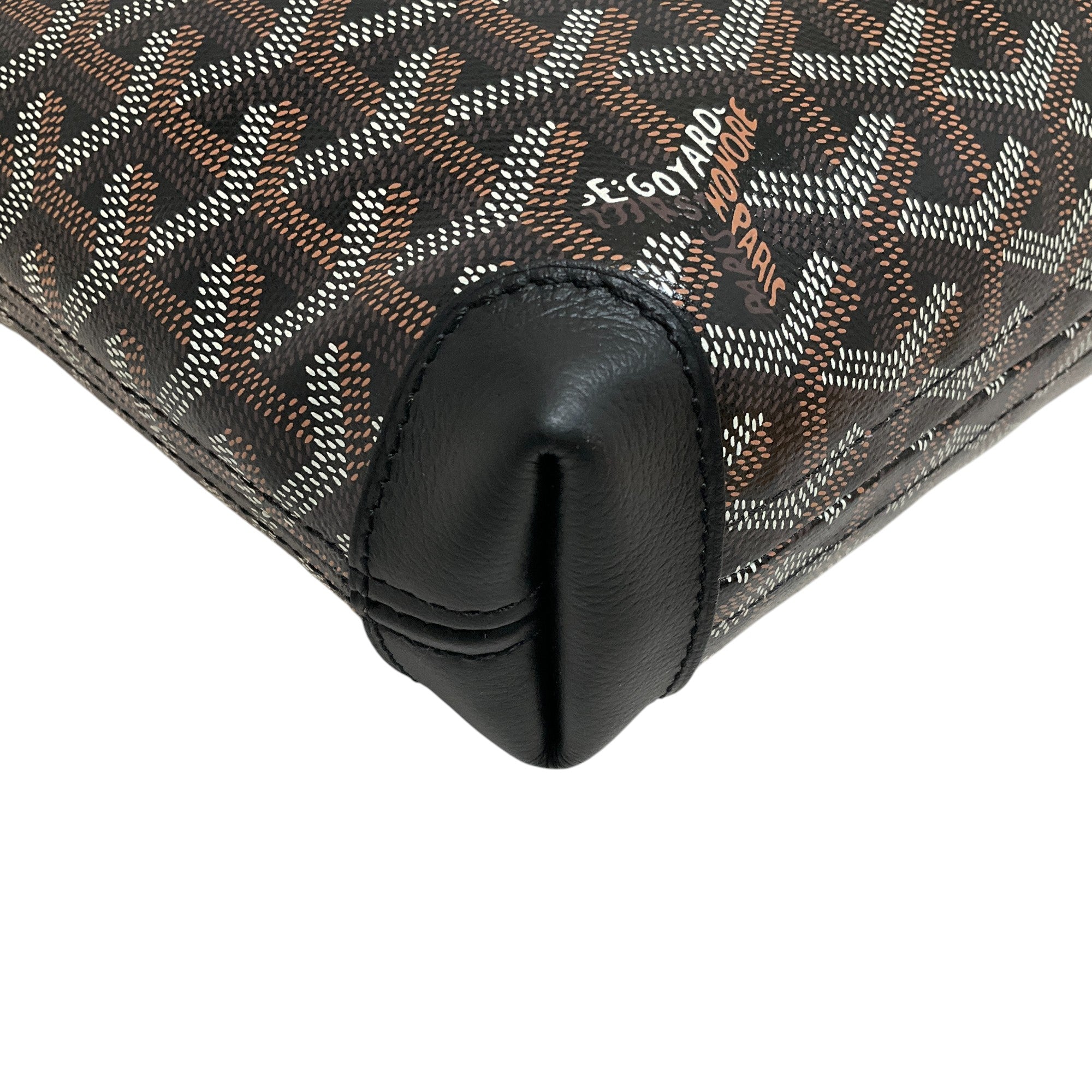 Goyard Black Goyardine Conti Zip Pouch - Luxury Leather Wallet for Women & Men - Perfect for Travel, Business & Everyday Use
