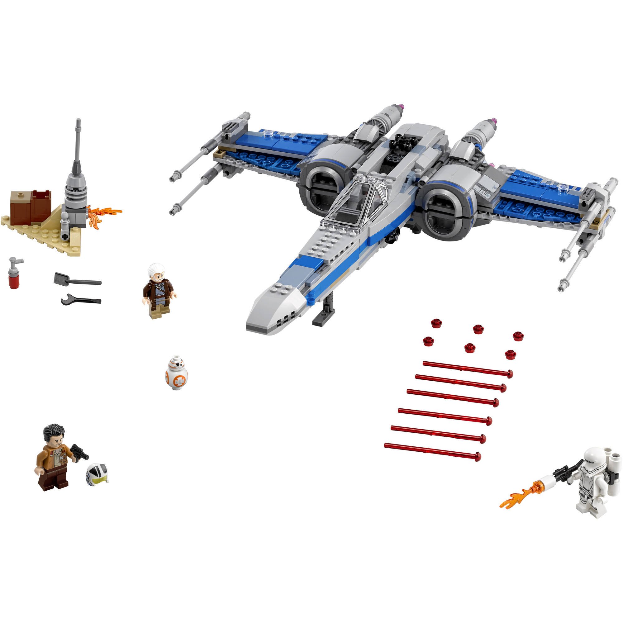 LEGO Star Wars Resistance X-Wing Fighter 75149 Building Kit - 730 Pieces, Collectible Star Wars Toy for Kids & Adults - Perfect for Display, Play & Gift Giving