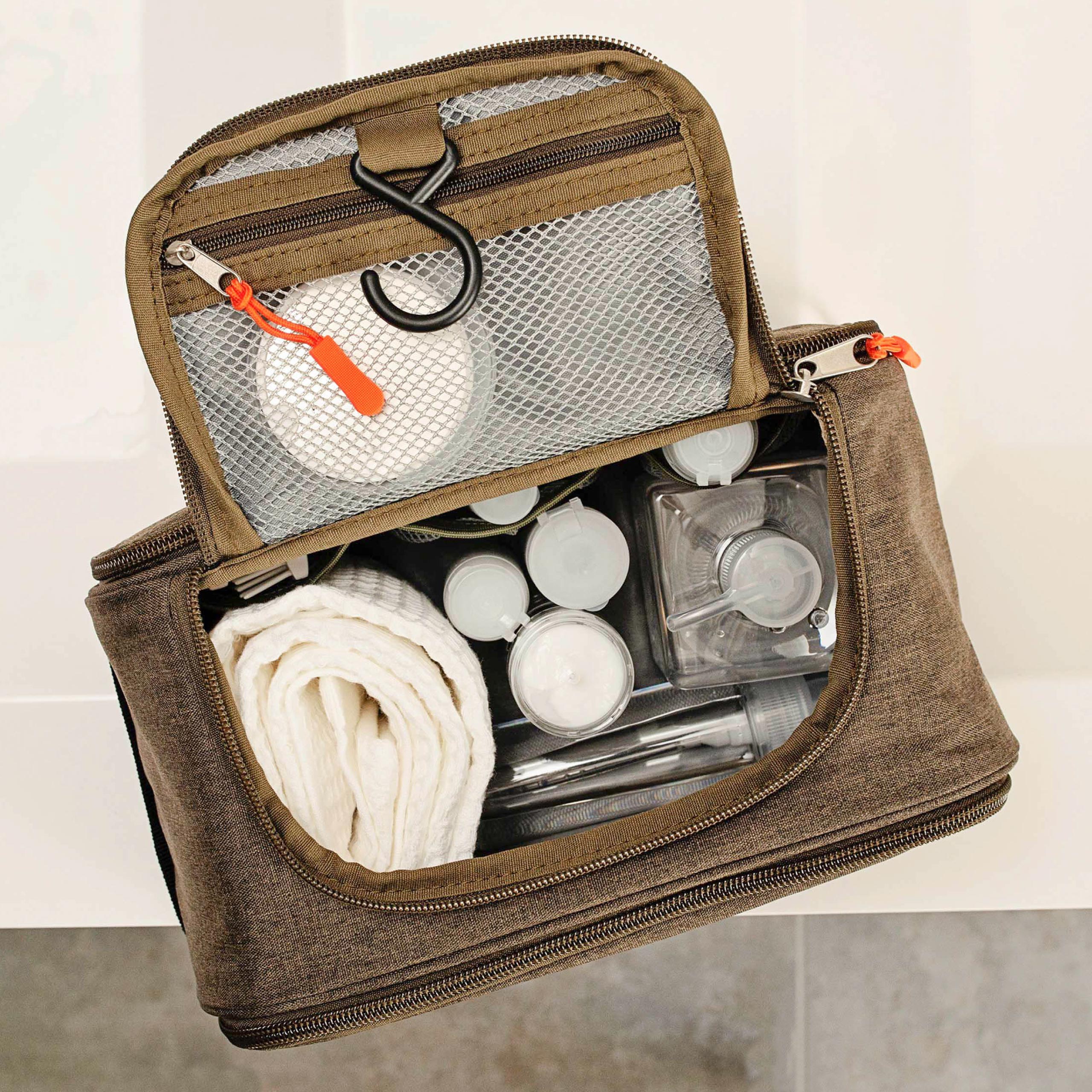 Premium Hanging Travel Toiletry Bag for Men & Women - Waterproof Cosmetic Organizer with Multiple Pockets - Perfect for Camping, Gym, Business Trips & Vacation