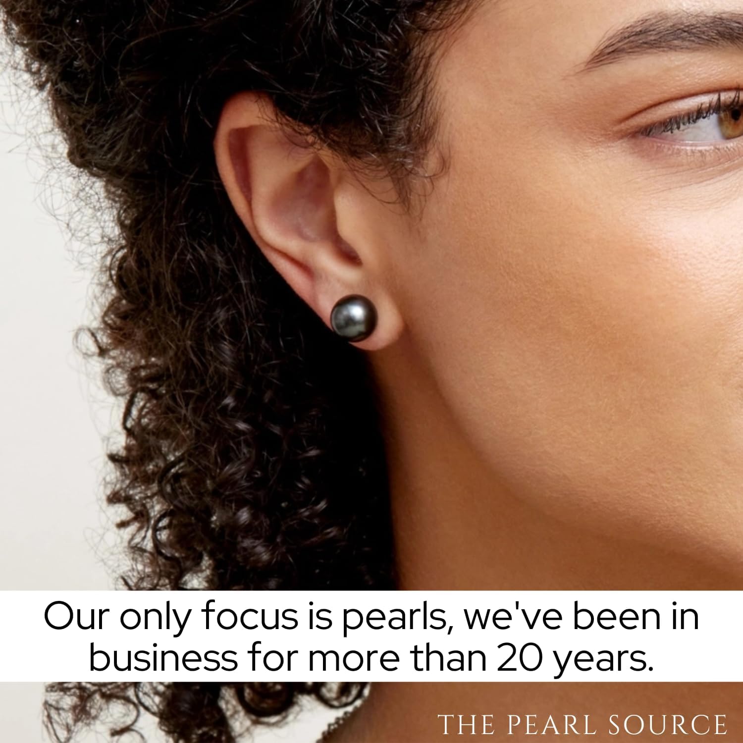 14K Gold Screwback Round Black Akoya Cultured Pearl Stud Earrings for Women | Elegant Pearl Jewelry for Weddings, Parties & Special Occasions | THE PEARL SOURCE