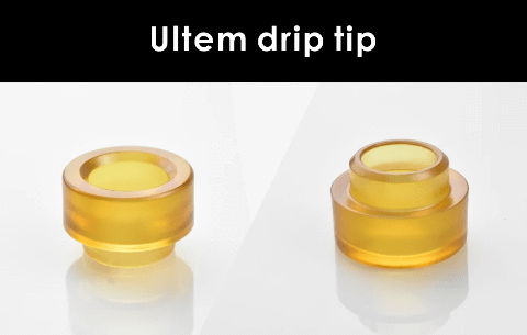 Vandy Vape Resin 810 Drip Tip for RDA RTA Tanks - Heat Resistant & Comfortable Mouthpiece - Perfect for Vaping Enthusiasts & Cloud Chasers