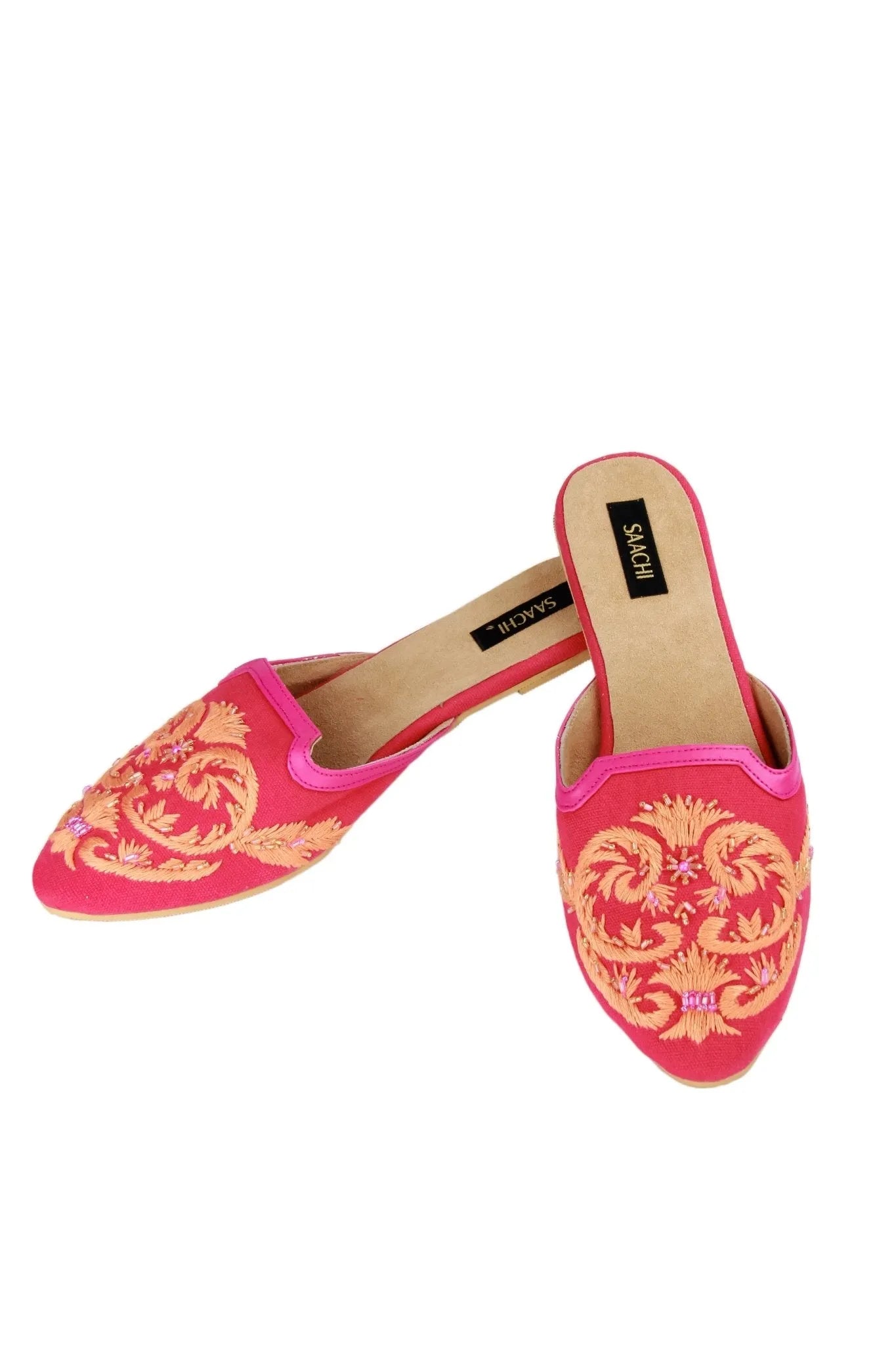 Comfortable Pool Embroidered Mule Slippers for Women - Soft House Shoes for Indoor & Outdoor Use - Perfect for Beach, Spa, and Lounging at Home