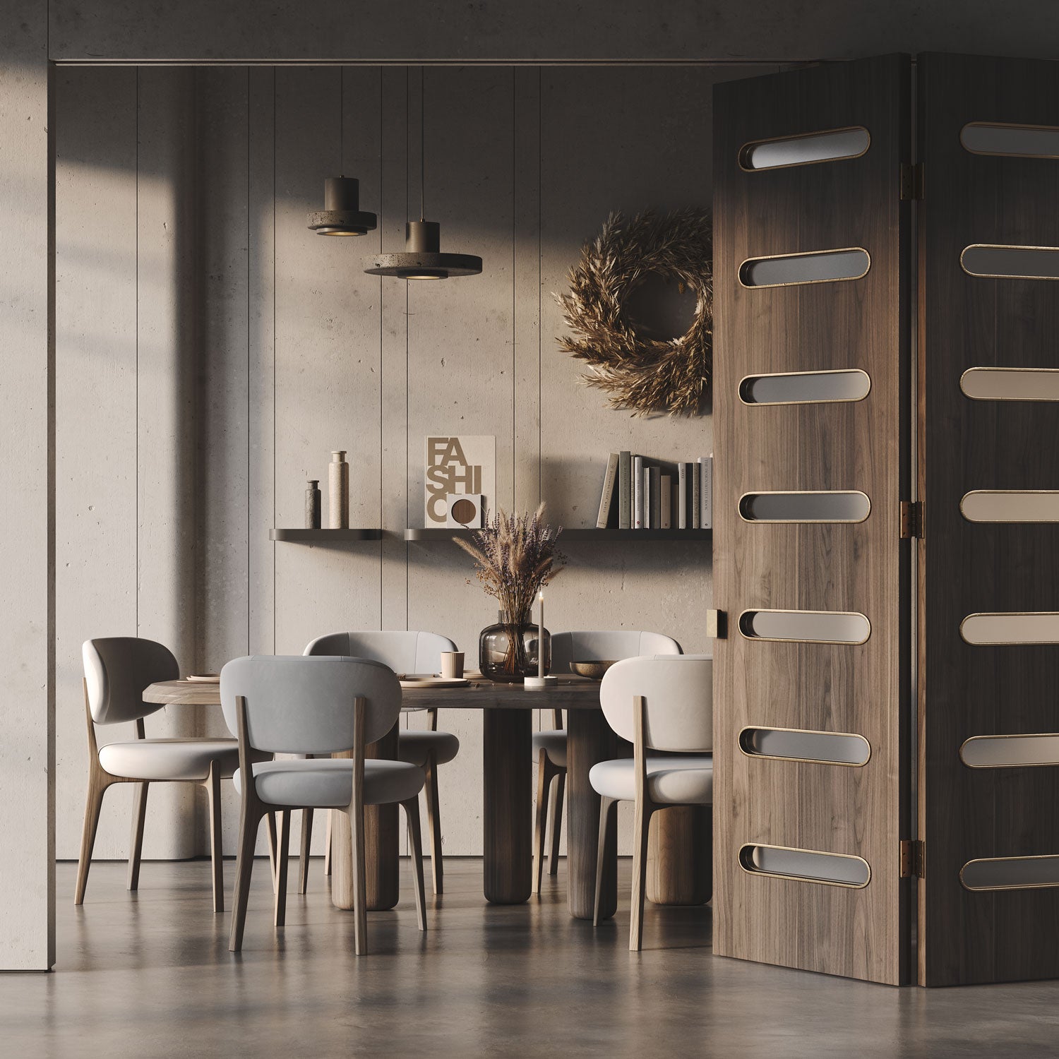 Aksel RADius Concrete Floating Shelf - Modern Wall Mounted Storage for Living Room, Kitchen & Bathroom - Durable & Stylish Home Decor
