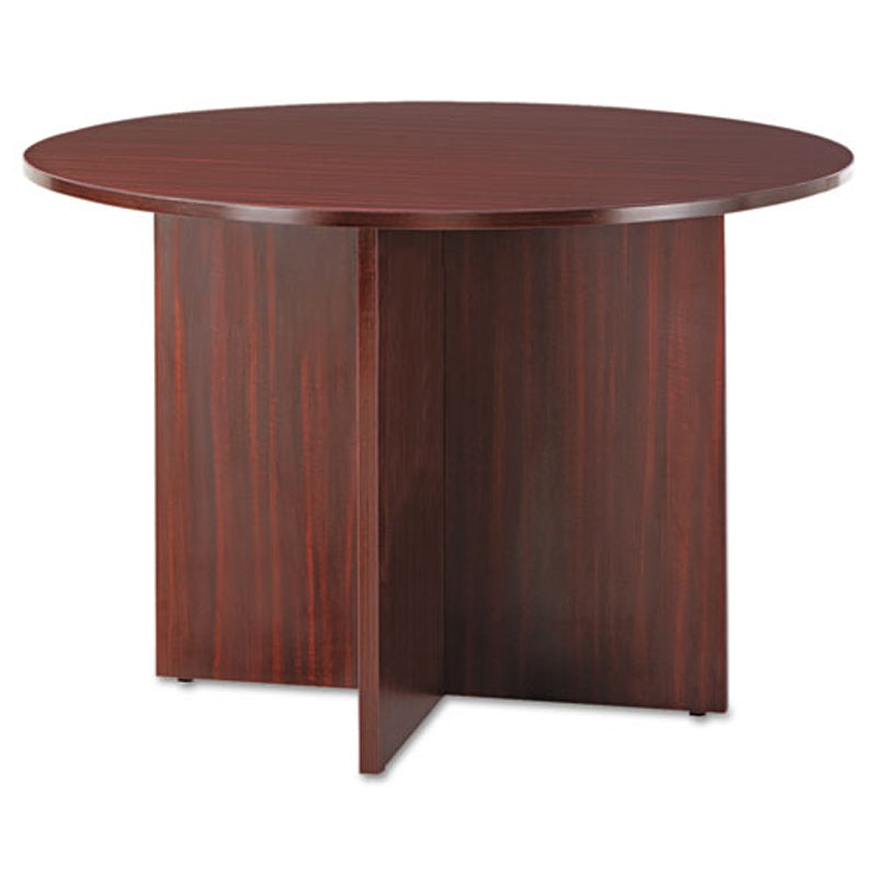 Valencia Round Conference Table with X Base - Modern Office Furniture for Meetings & Collaborative Workspaces
