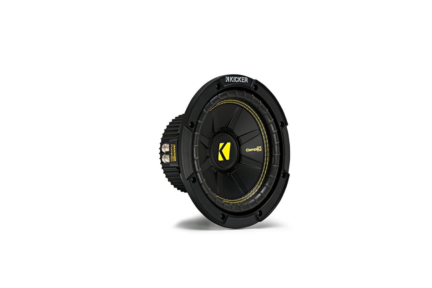 Kicker CWCD84 CompC 8-Inch Car Subwoofer - Dual Voice Coil, 4 Ohm Impedance - Perfect for Car Audio Systems & Bass Enhancement