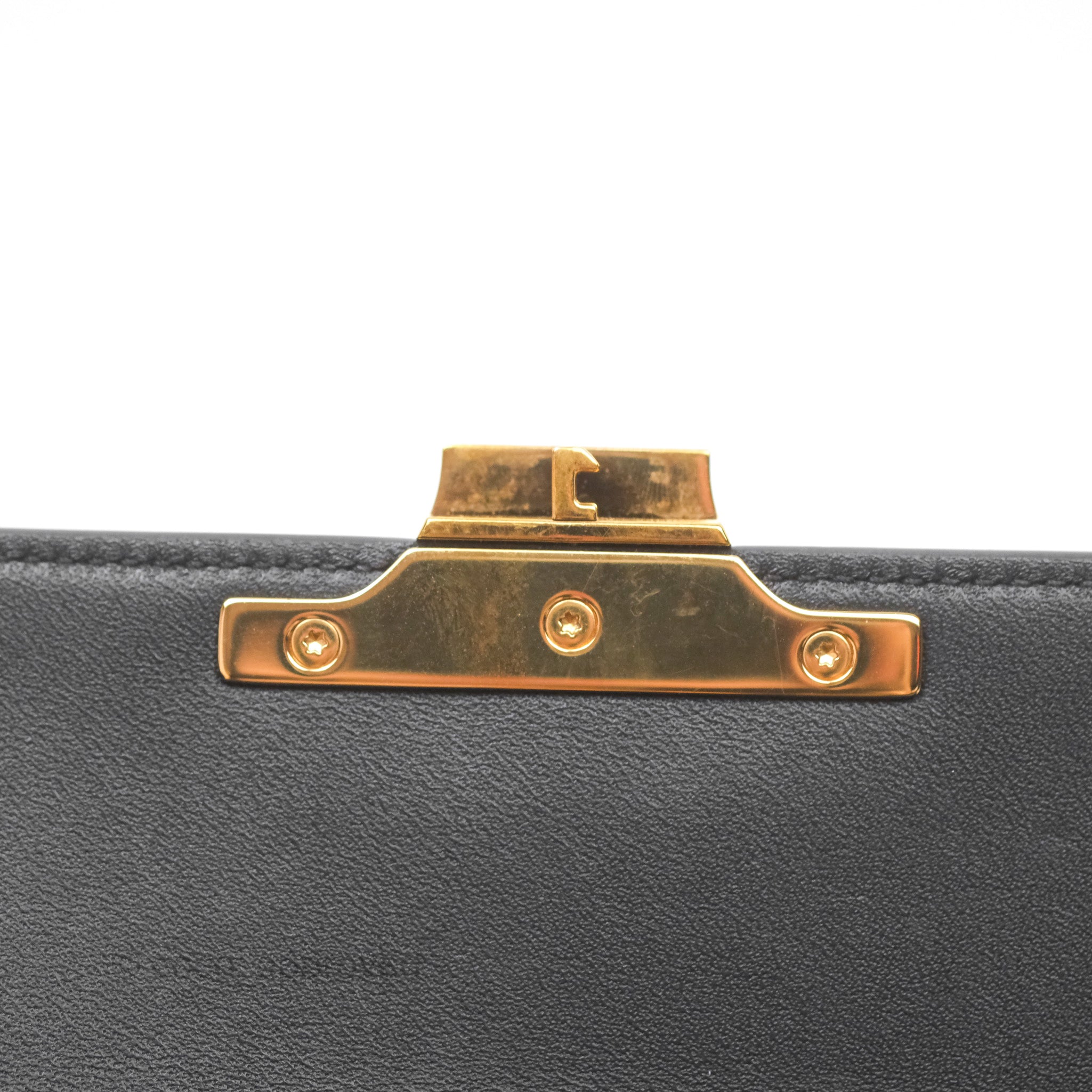 Celine Triomphe Shoulder Bag in Black Calfskin Leather - Luxury Designer Handbag for Women, Perfect for Work, Travel & Evening Events