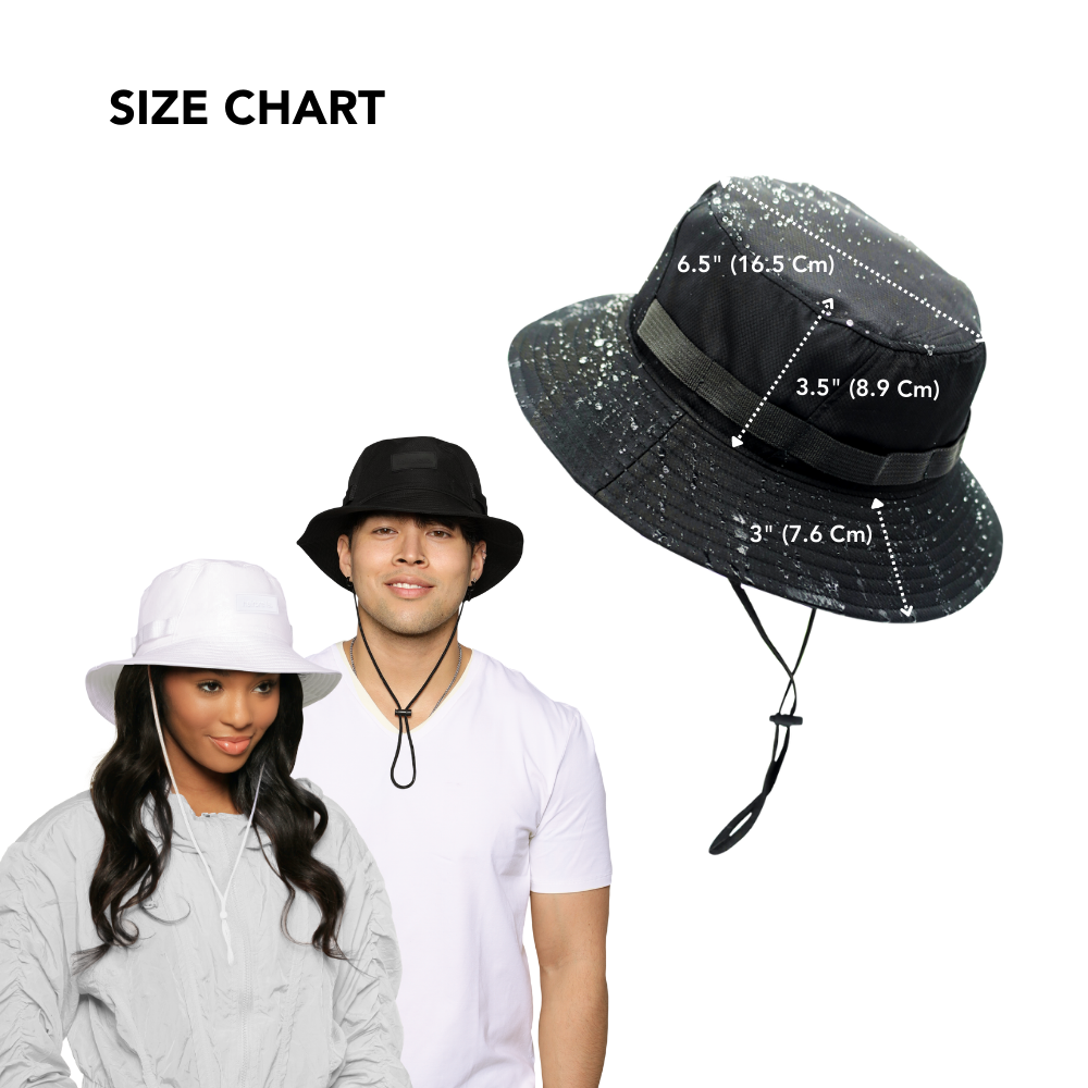 Waterproof Boonie Bucket Hat with Satin Lining - UPF 50+ Sun Protection for Outdoor Activities, Hiking, Fishing & Beach